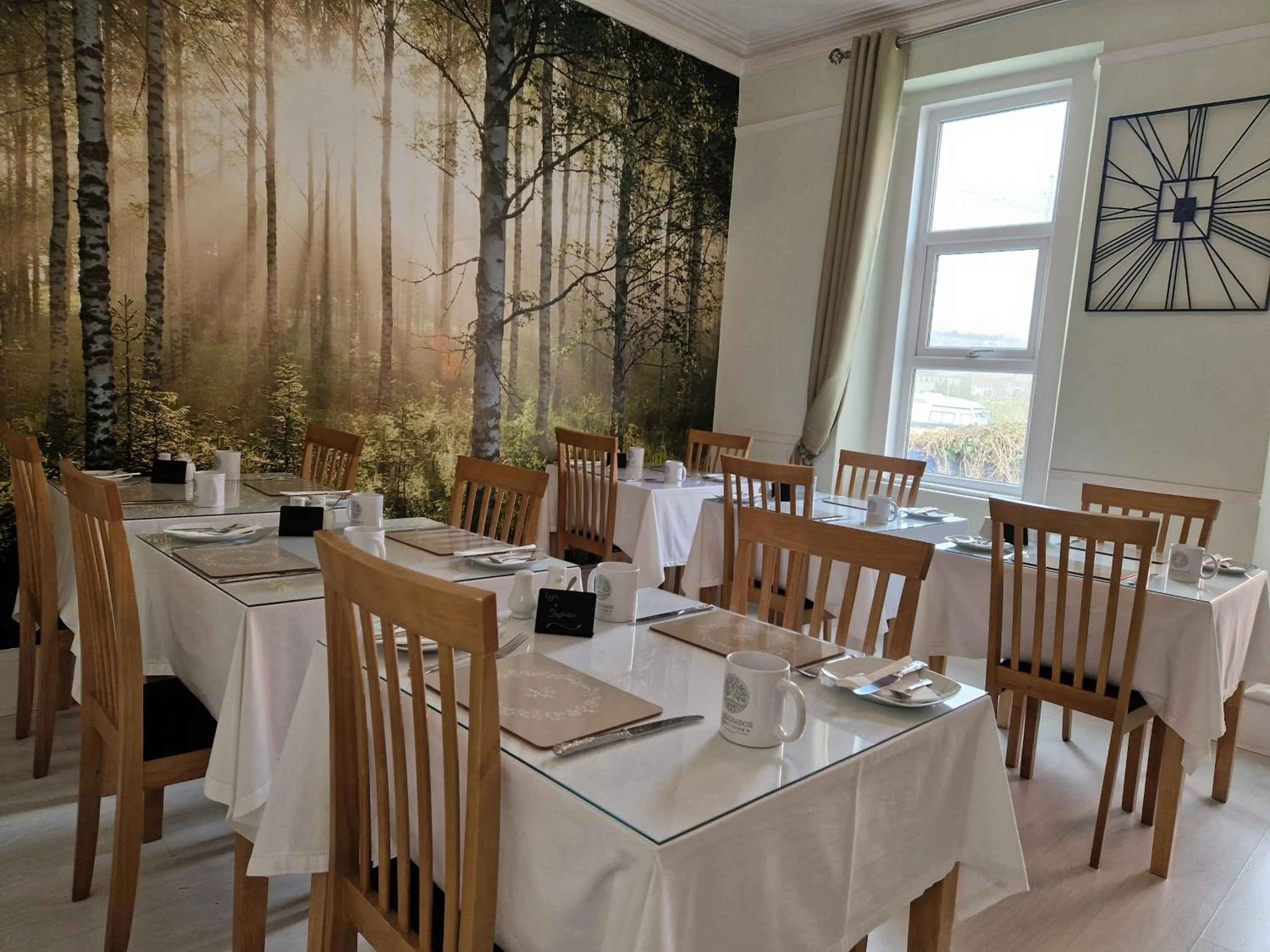 Dining area in Ambassador Guest House