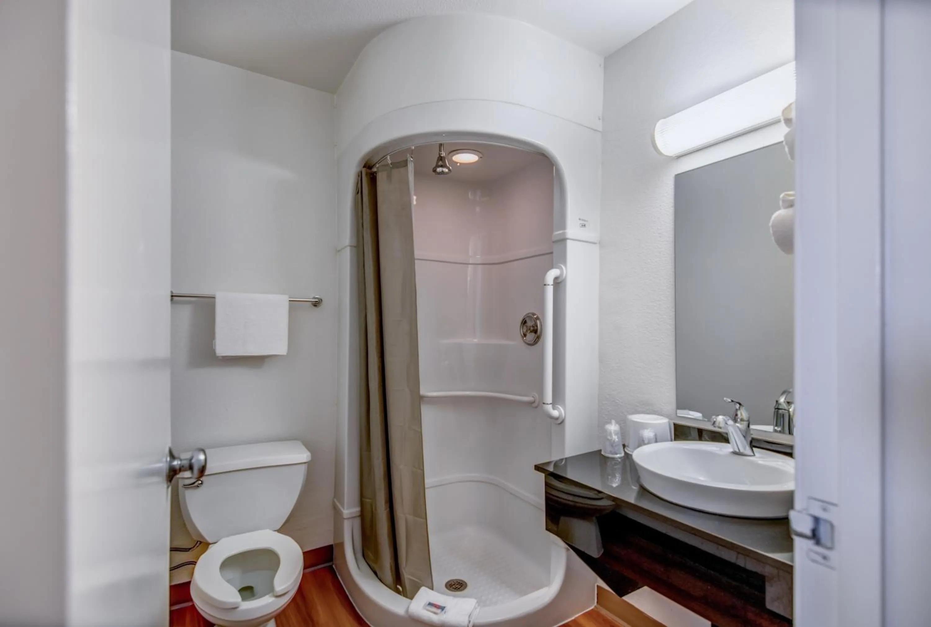 Bathroom in Motel 6-Tracy, CA