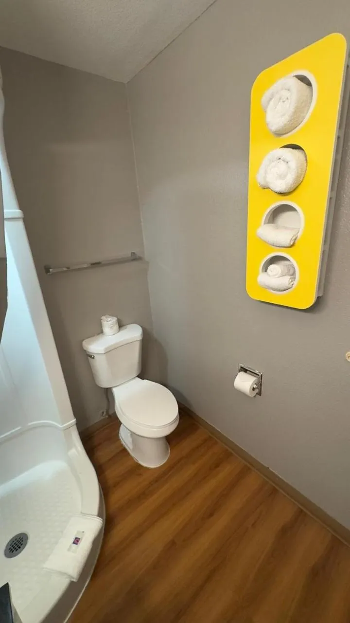 Toilet in Motel 6-Grants, NM