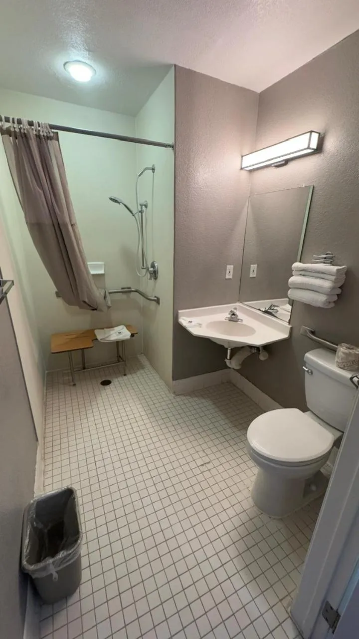 Shower in Motel 6-Grants, NM