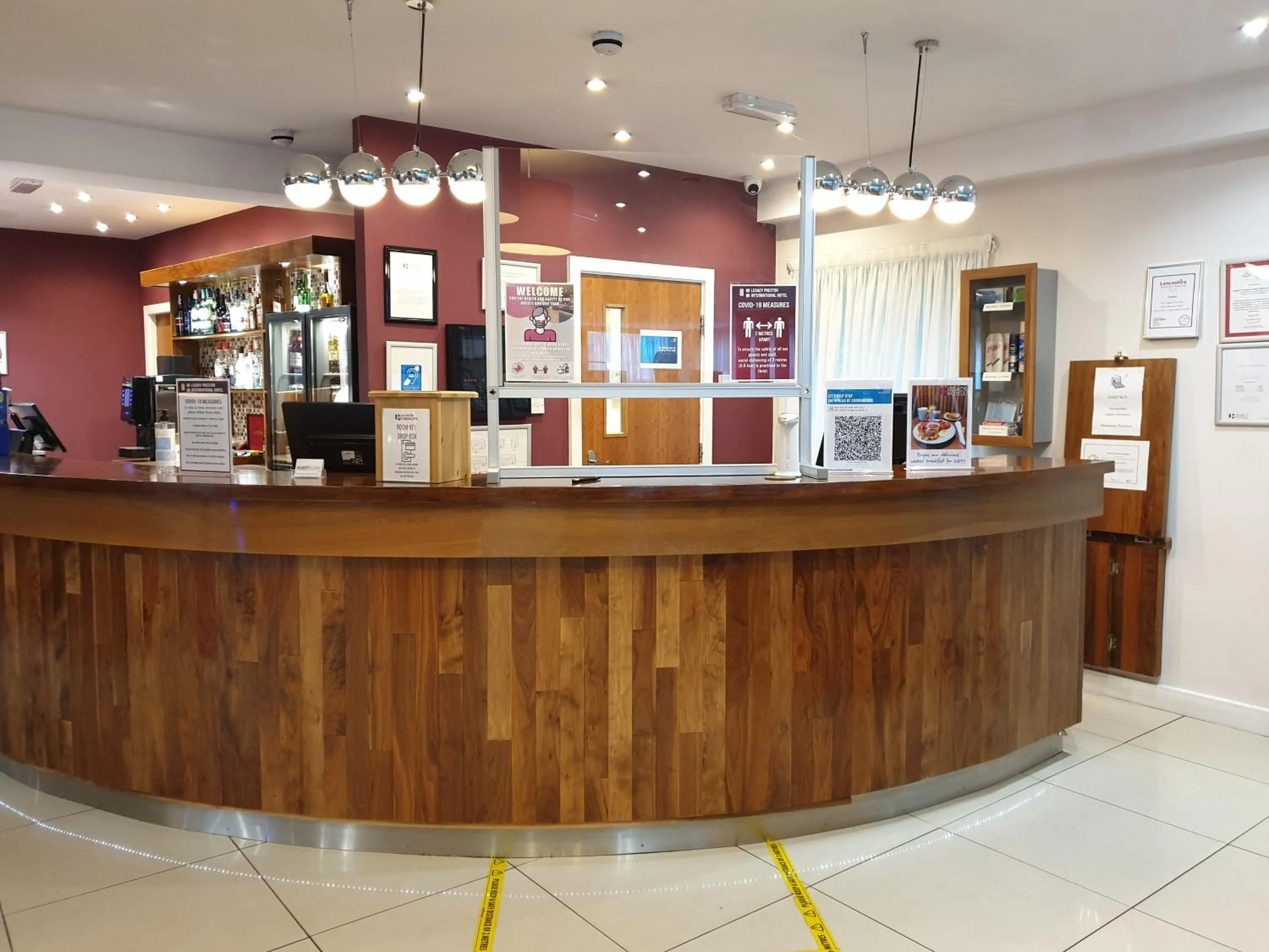 Lobby or reception in Legacy Preston International Hotel
