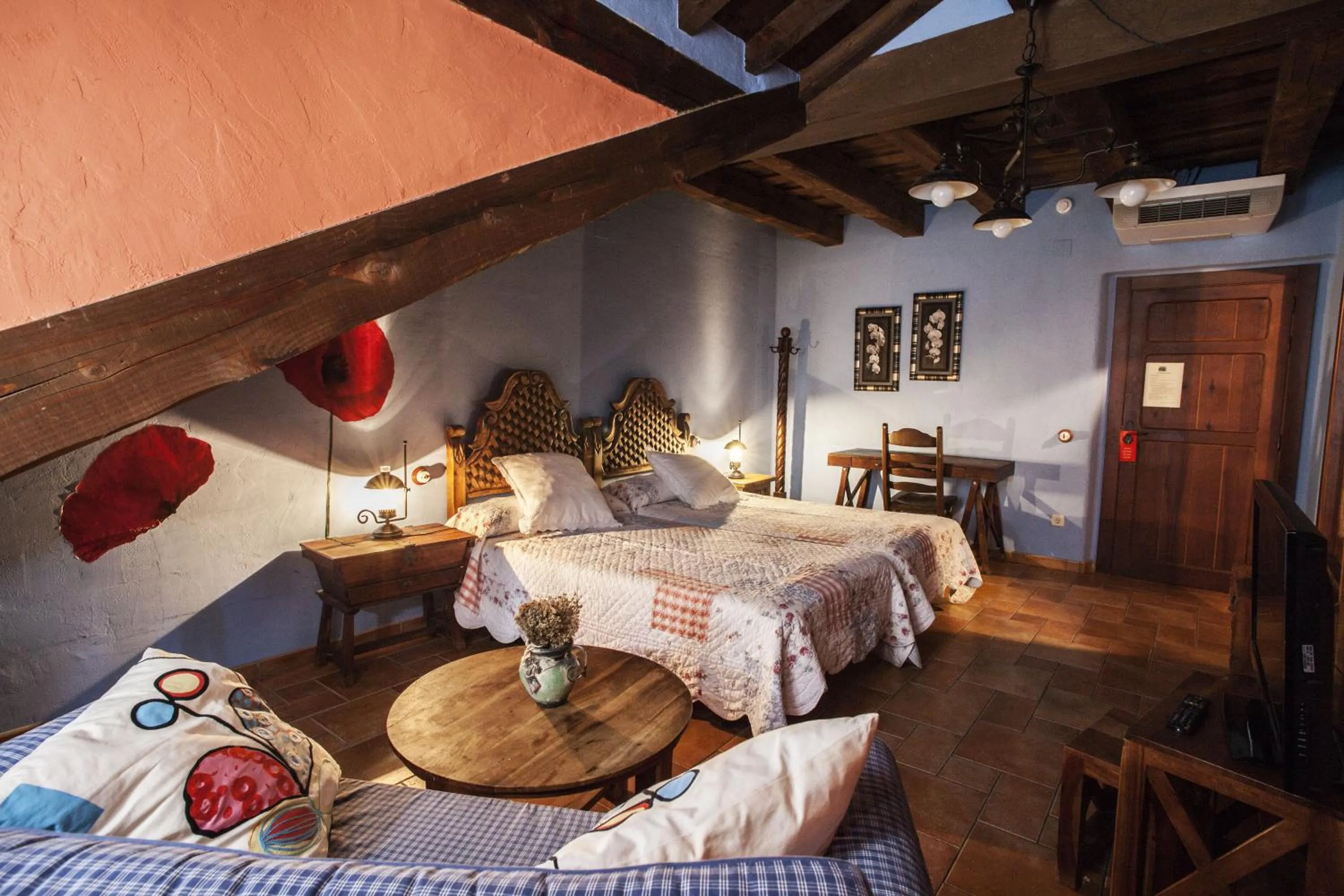 Bedroom, Bed in El Rincón de las Hoces del Duratón