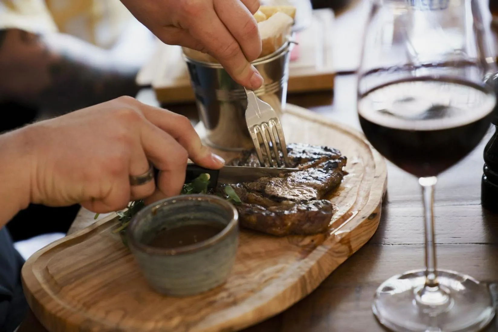 Food and drinks in Bel and The Dragon at Red Lion Wendover