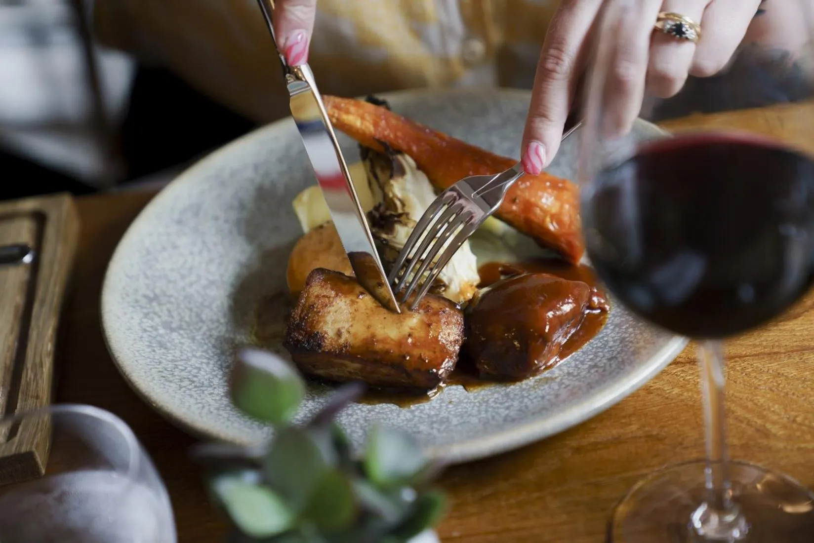 Food in Bel and The Dragon at Red Lion Wendover