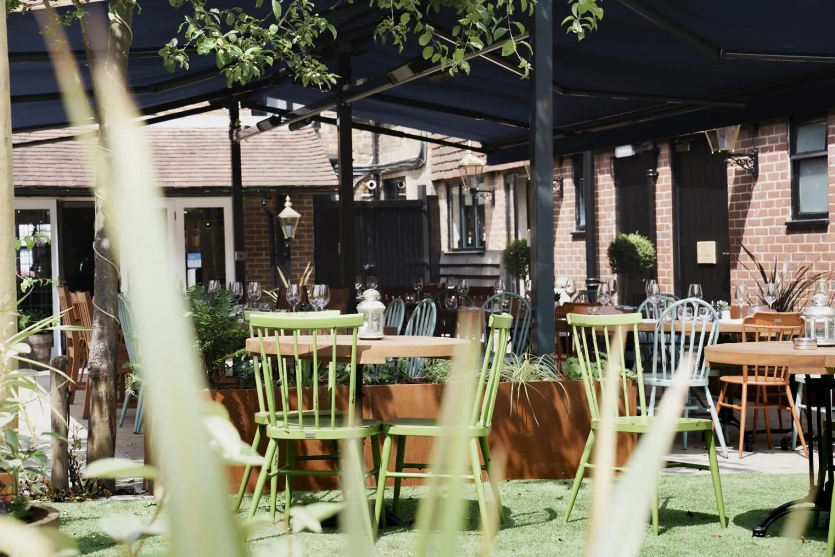 Patio in Bel and The Dragon at Red Lion Wendover