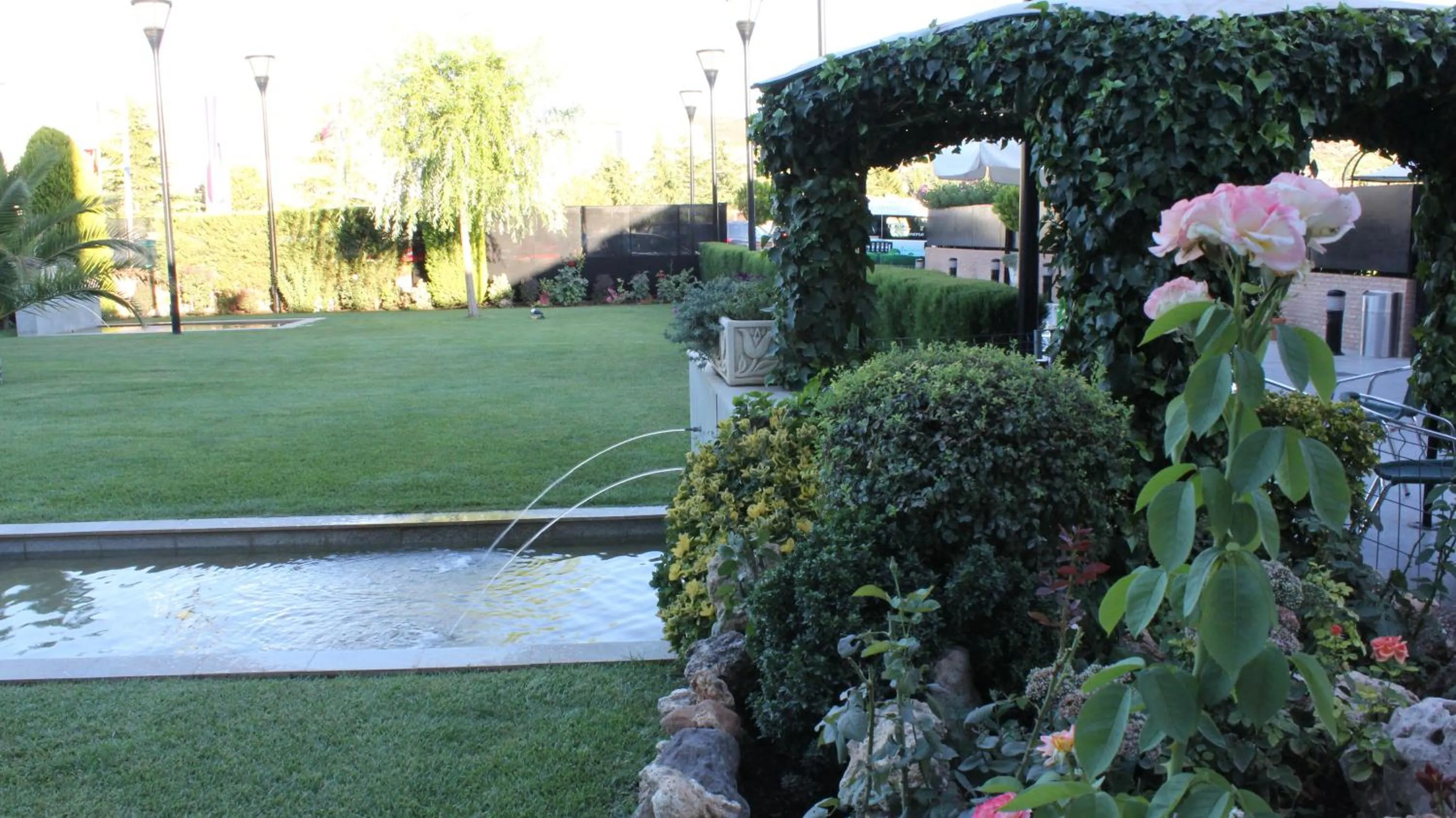 Garden in Escuderos Hotel Cruz