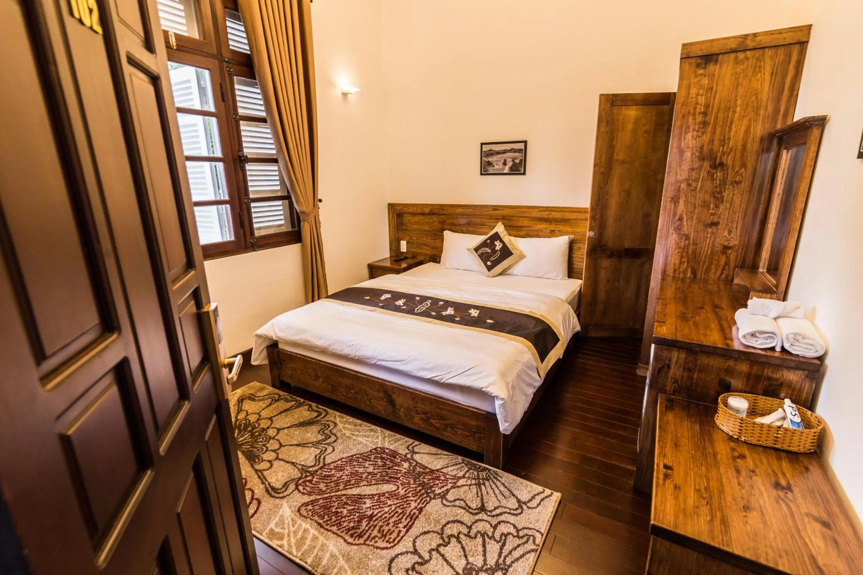 Bed in Dragon Dalat Villa