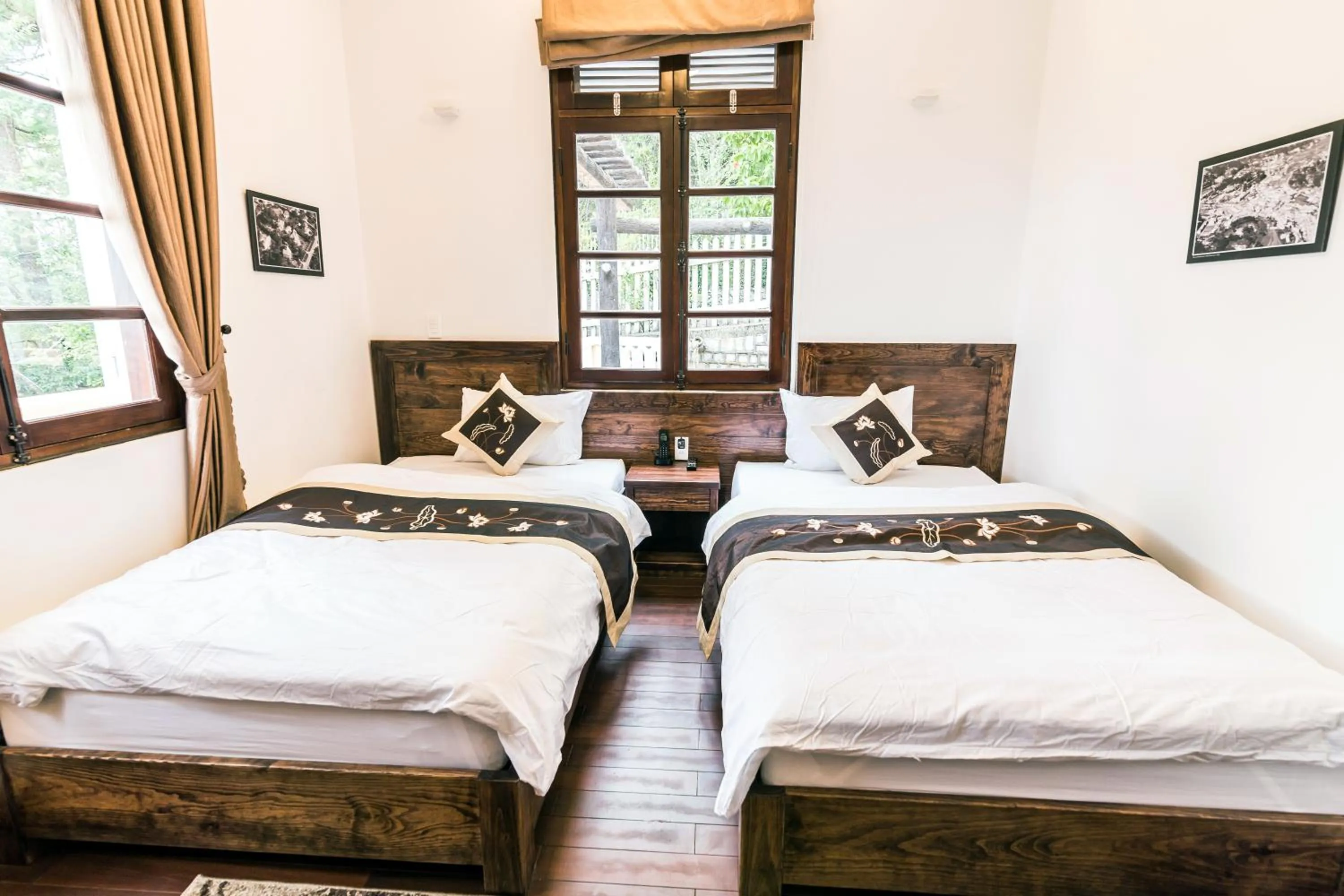 Bed in Dragon Dalat Villa