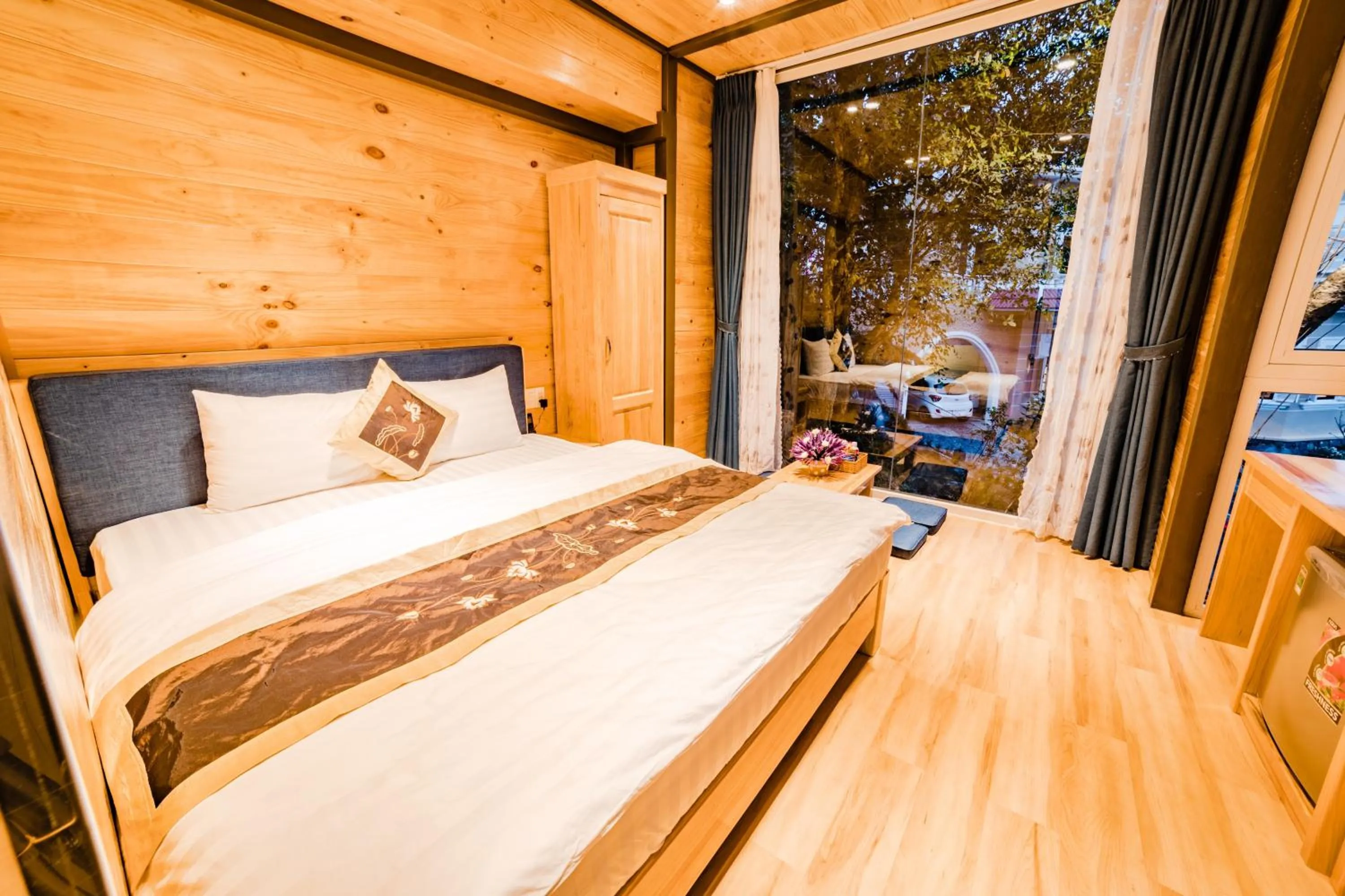 Bed in Dragon Dalat Villa