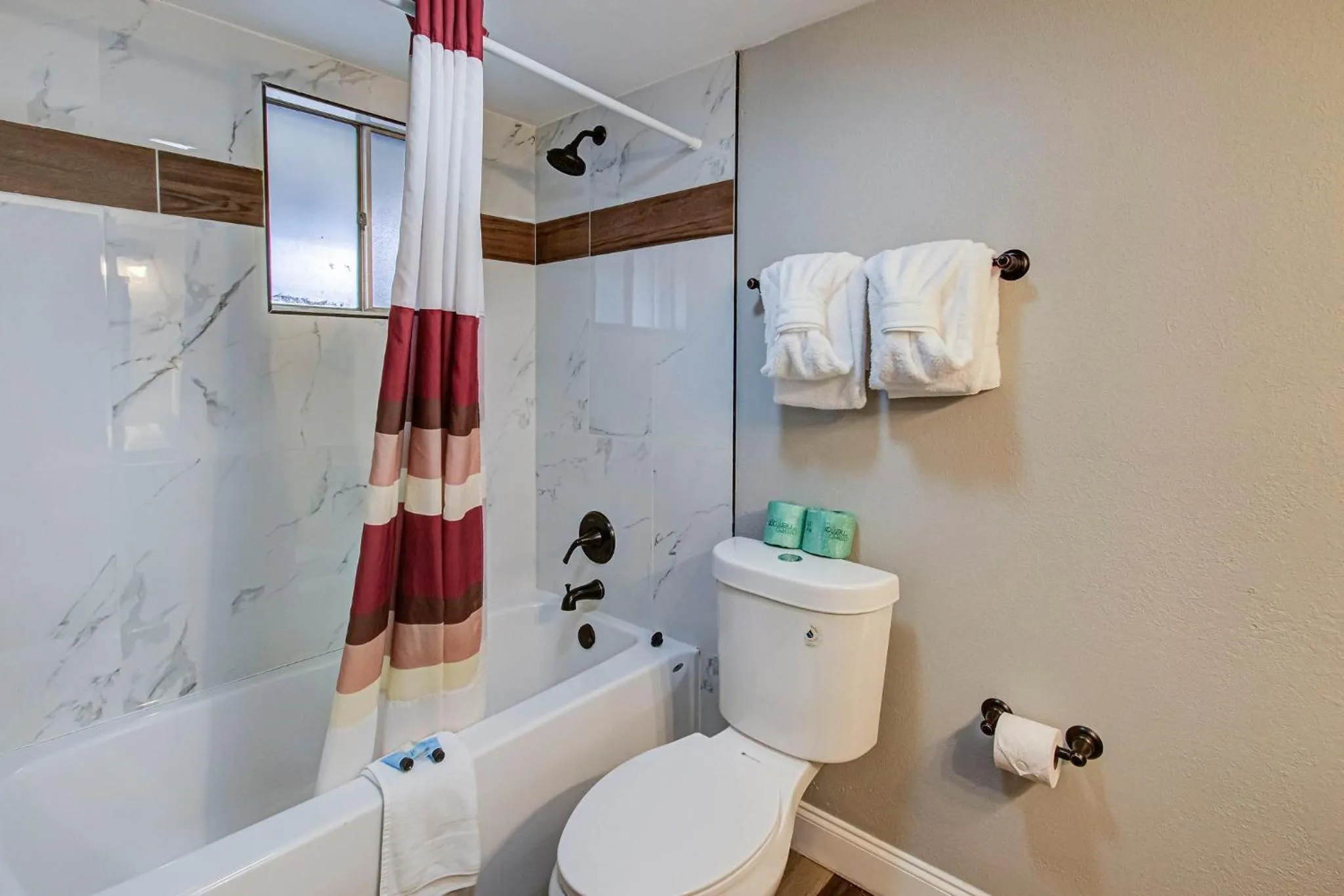 Shower in Brookside Lodge