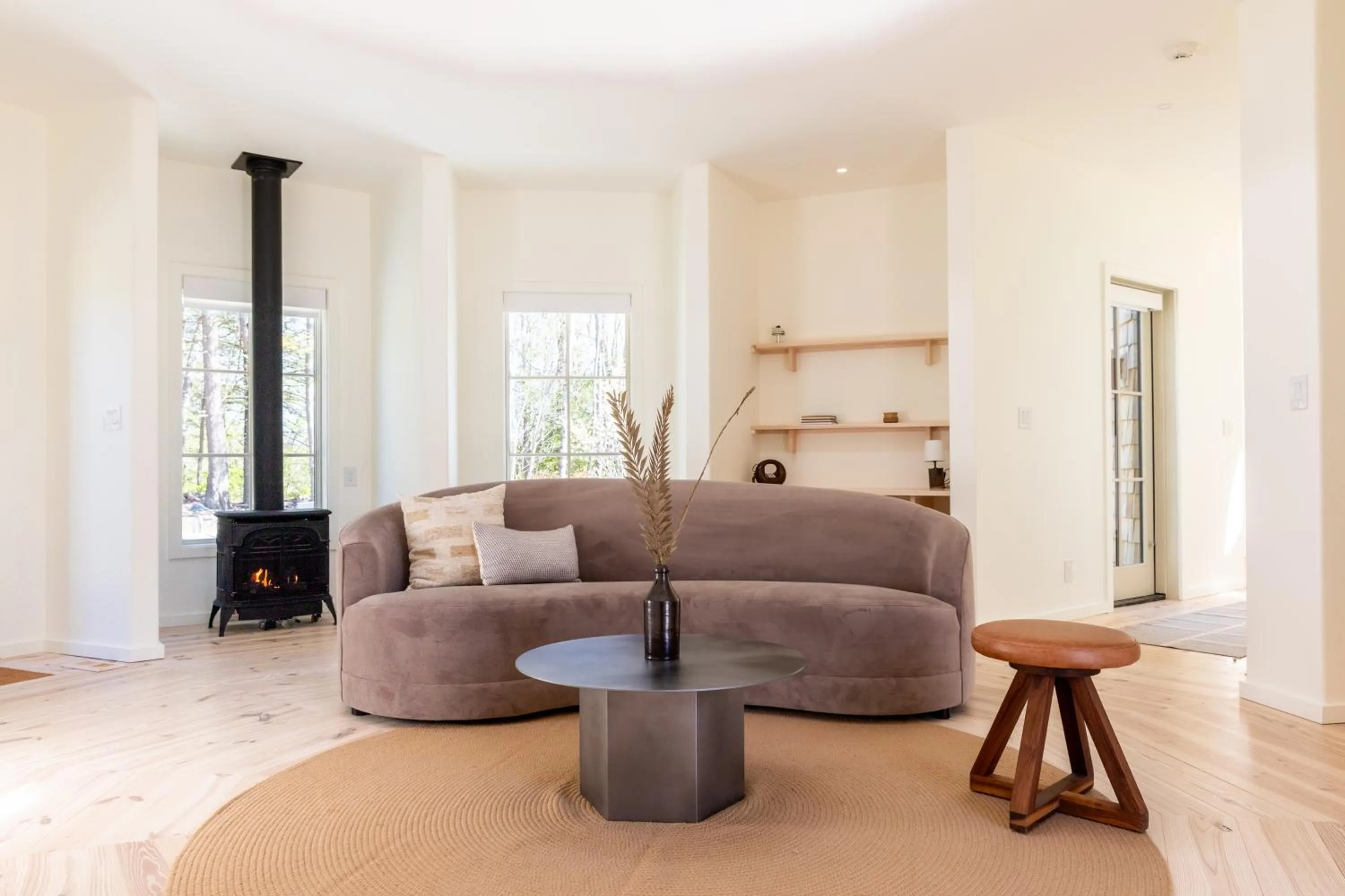Seating area in Scribner's Catskill Lodge, a Member of Design Hotels