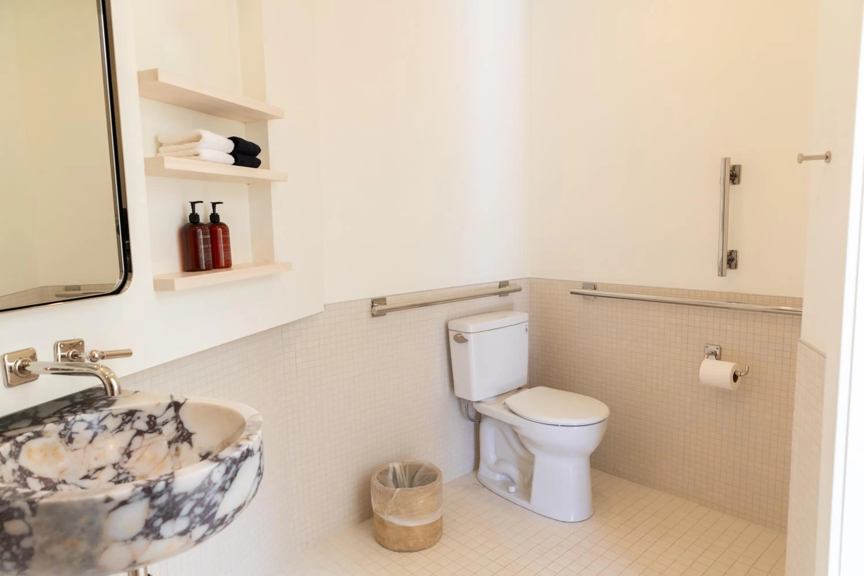 Bathroom in Scribner's Catskill Lodge, a Member of Design Hotels