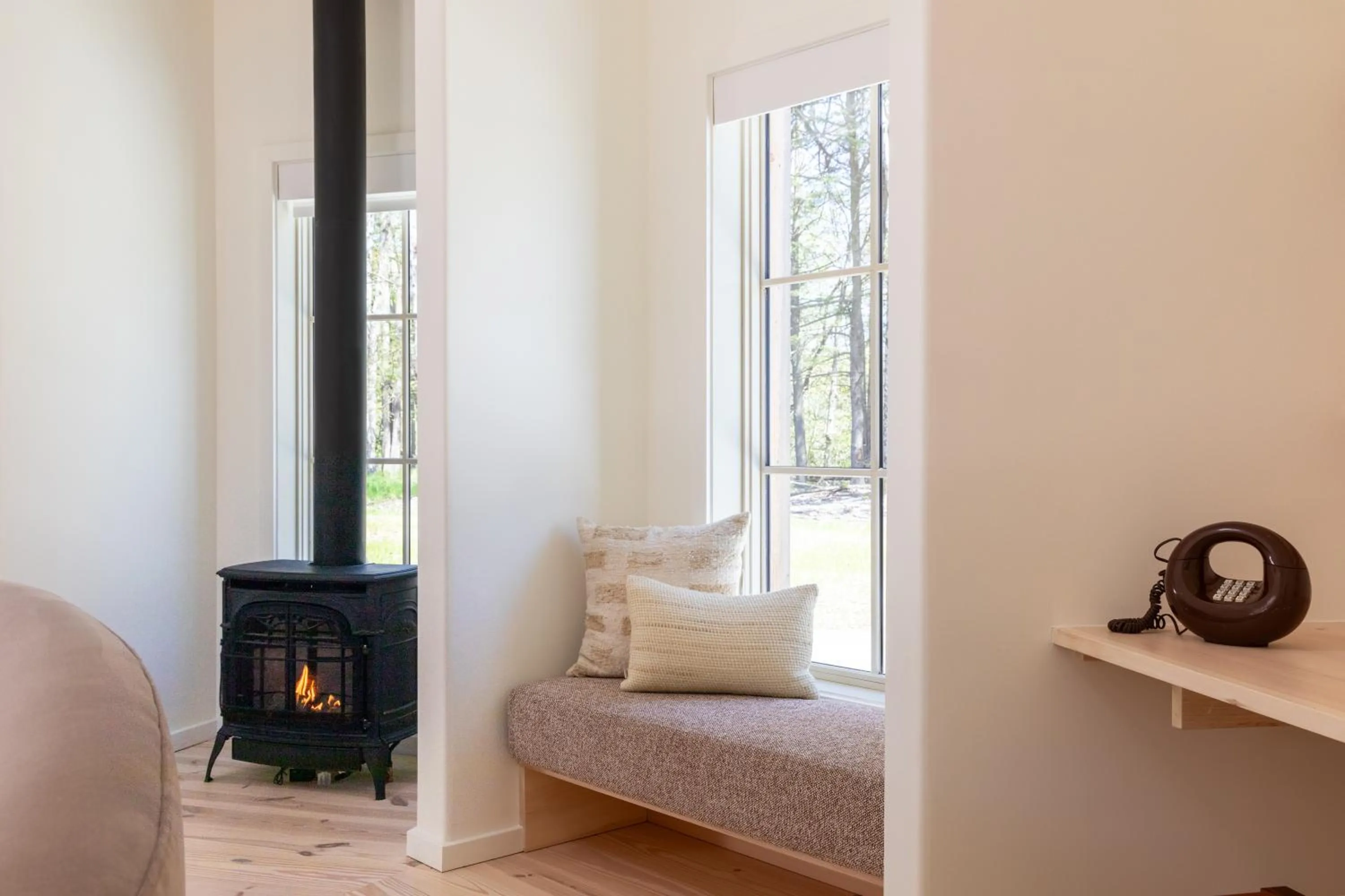 Seating area in Scribner's Catskill Lodge, a Member of Design Hotels
