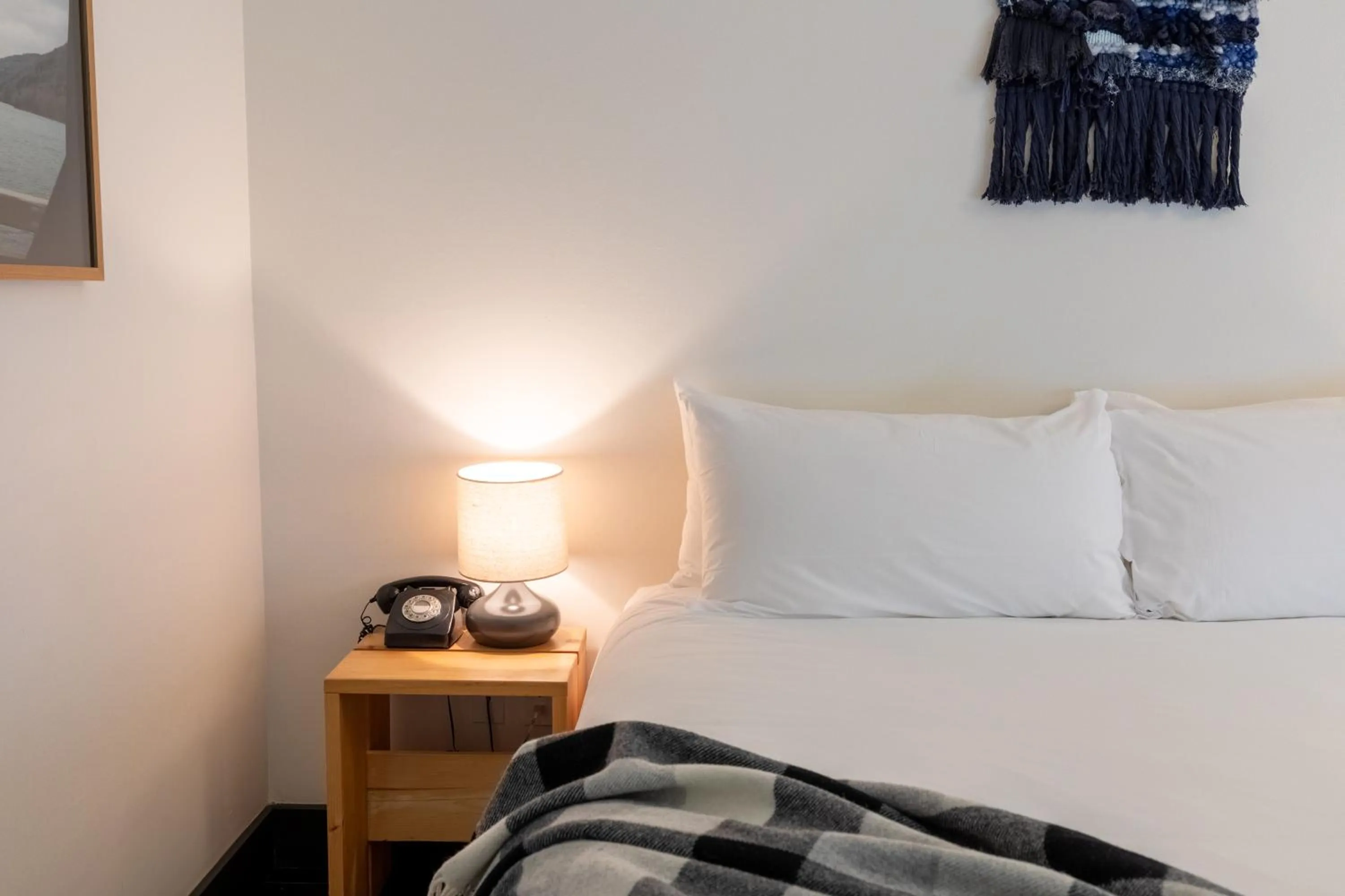 Bed in Scribner's Catskill Lodge, a Member of Design Hotels