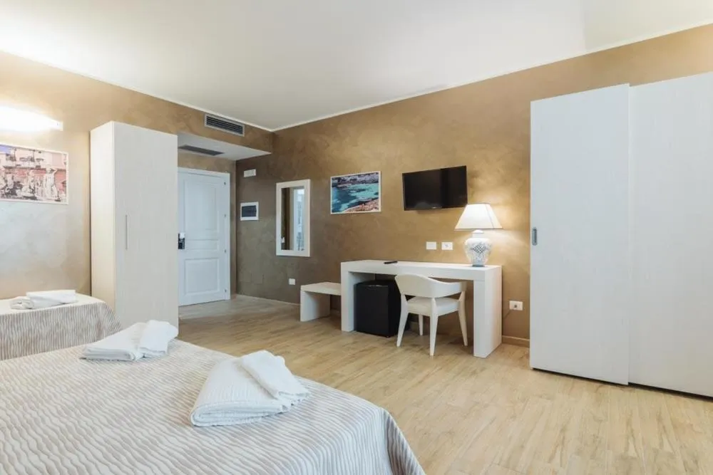 Bathroom, Bed in Le Vele di Balestrate