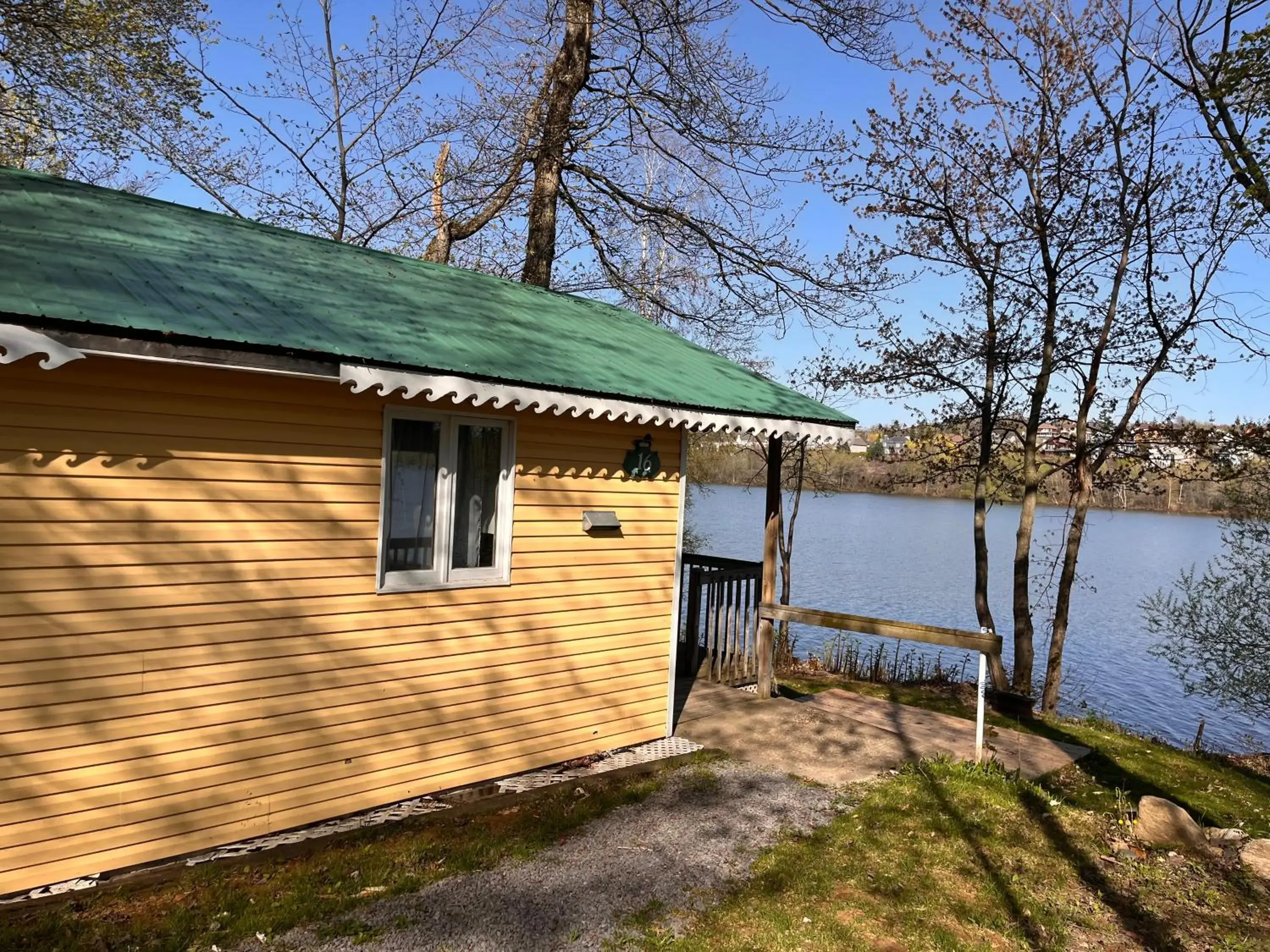 One-Bedroom Chalet in Camping Chalets Lac St-Augustin One-Bedroom Chalet in Camping Chalets Lac St-Augustin