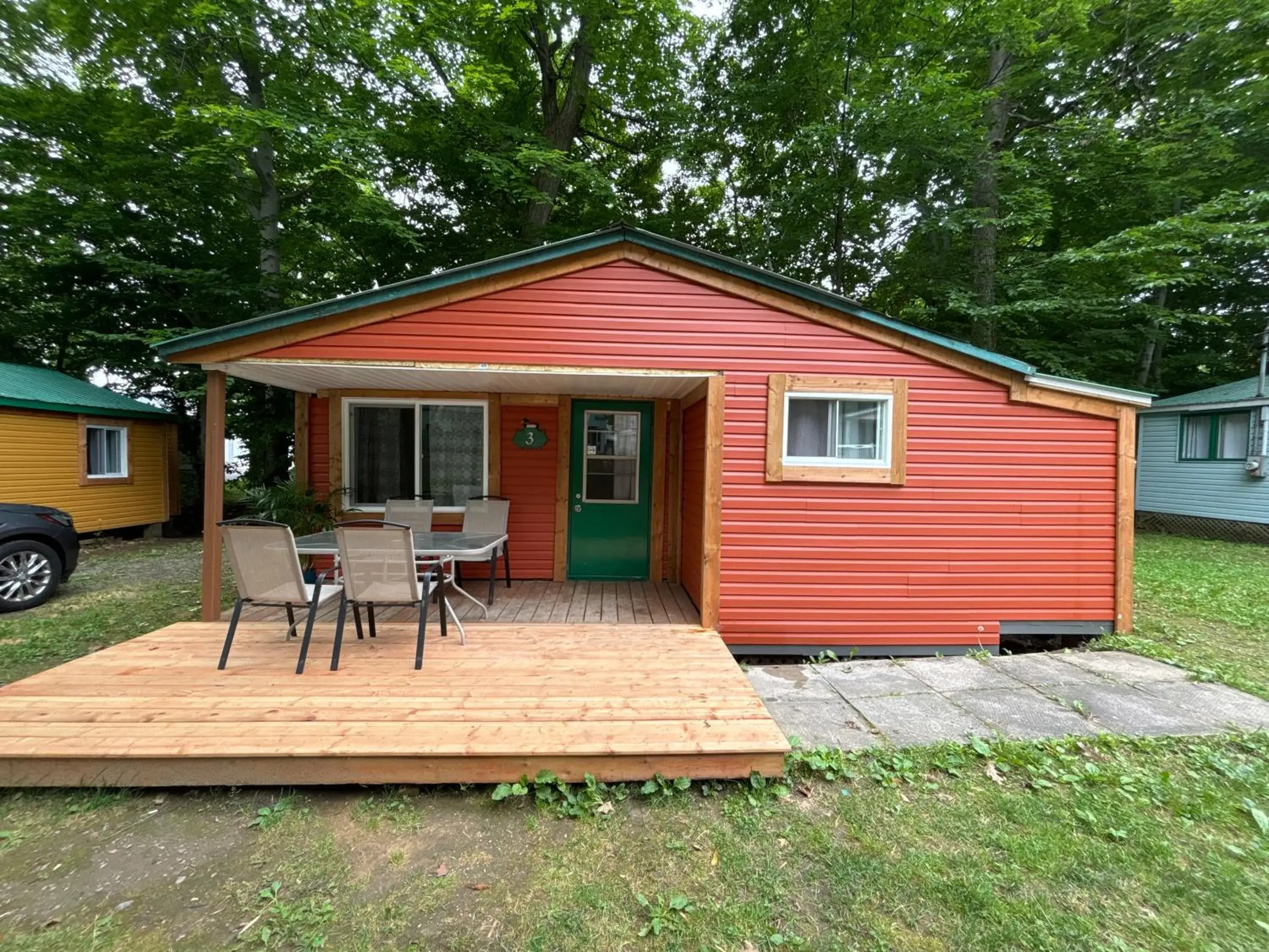 Two-Bedroom Chalet in Camping Chalets Lac St-Augustin Two-Bedroom Chalet in Camping Chalets Lac St-Augustin