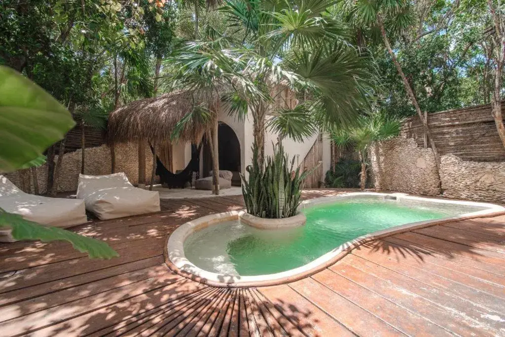 Double or Twin Room with Pool View in Papaya Playa Project, Tulum, a Member of Design Hotels Double or Twin Room with Pool View in Papaya Playa Project, Tulum, a Member of Design Hotels