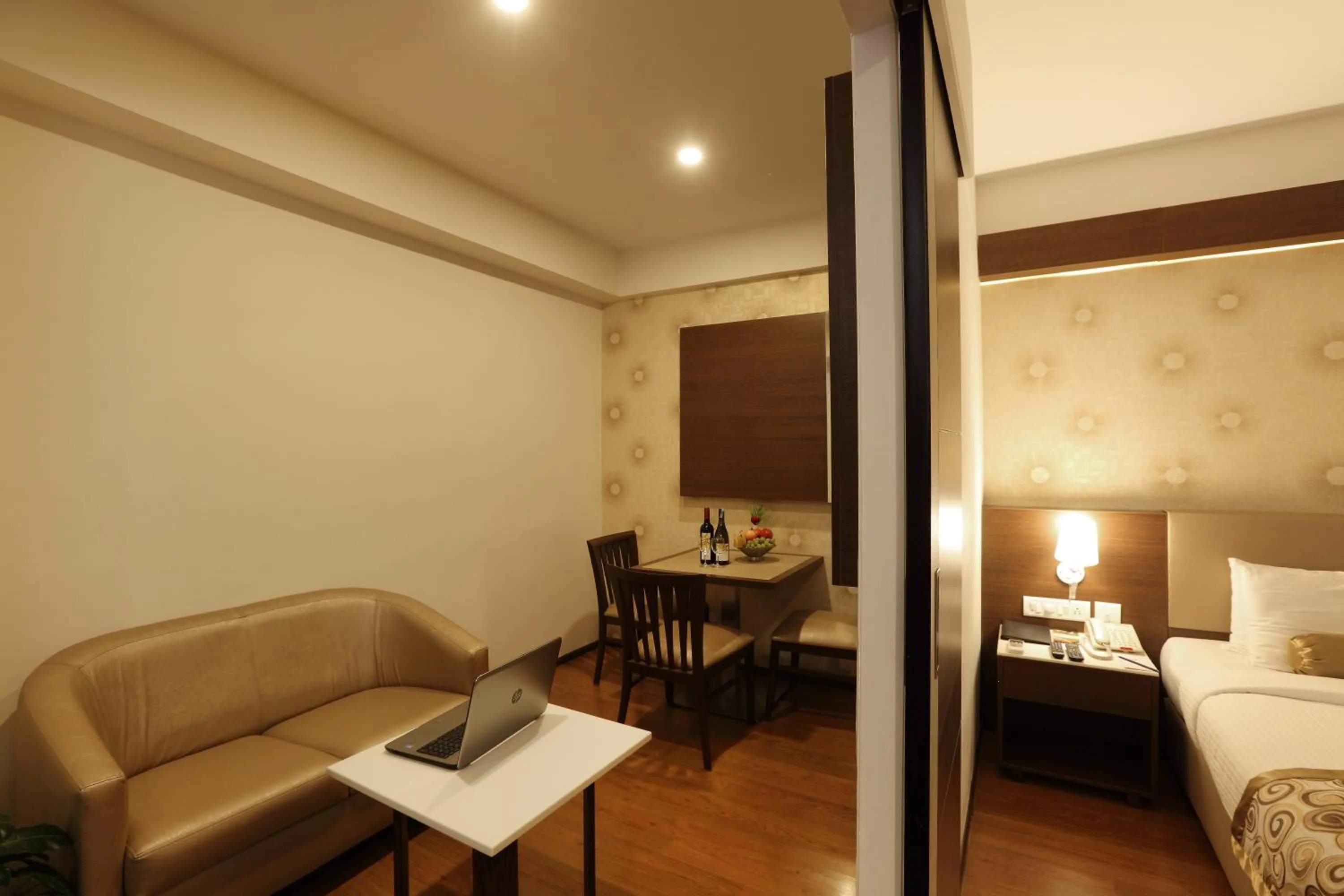 Living room, Bed in Hotel Pai Vista