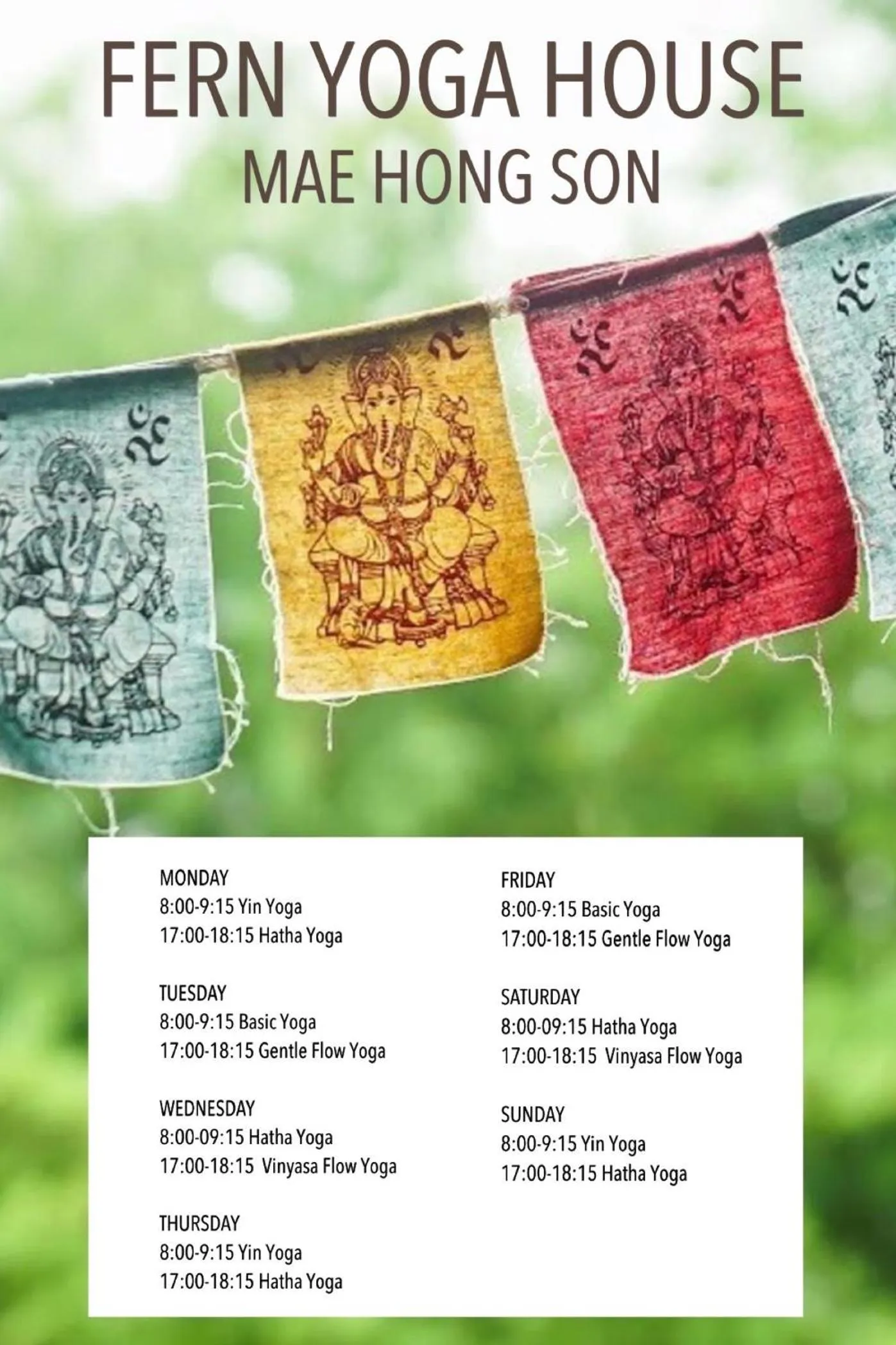 Fitness centre/facilities in Fern Resort Mae Hong Son