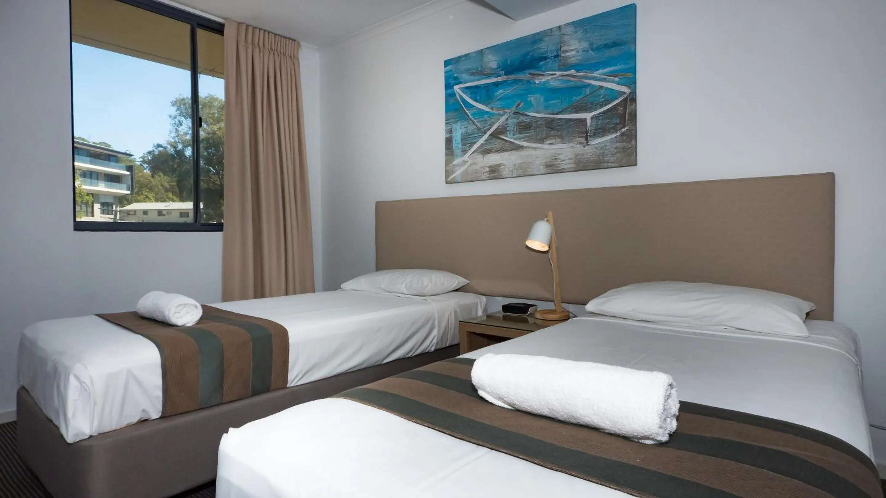 Bed in Swell Resort Burleigh Heads