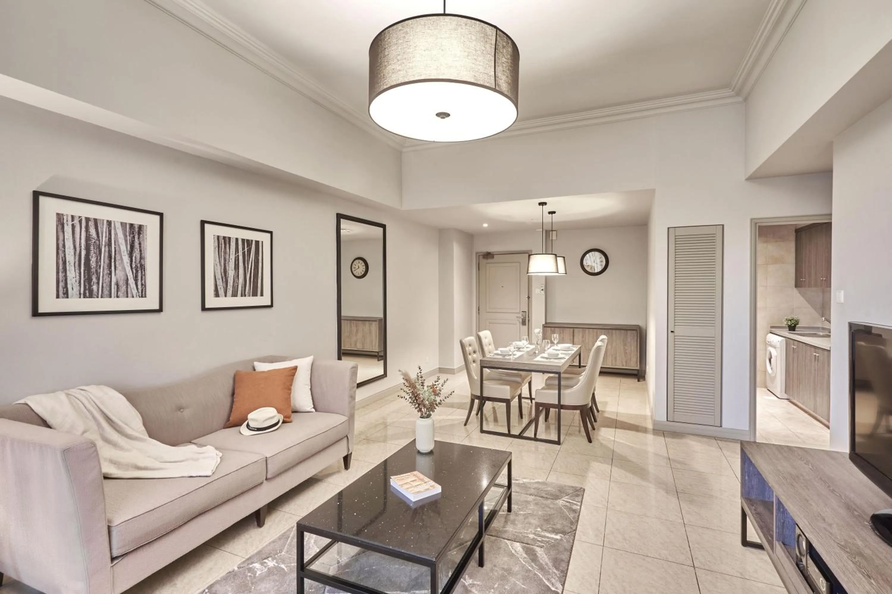 Living room in Adina Serviced Apartments Singapore Orchard