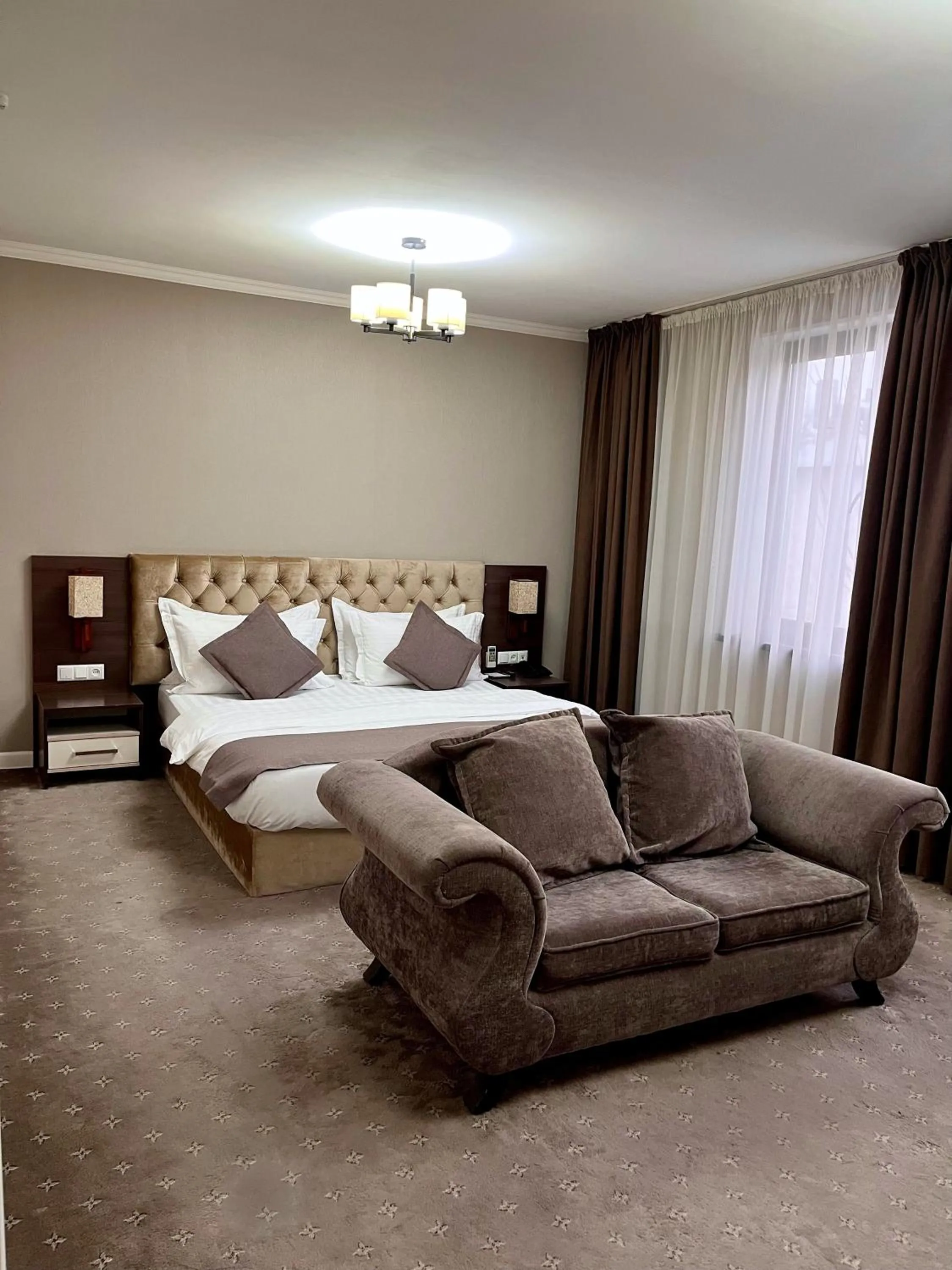 Bed in Hotel FN Shymkent