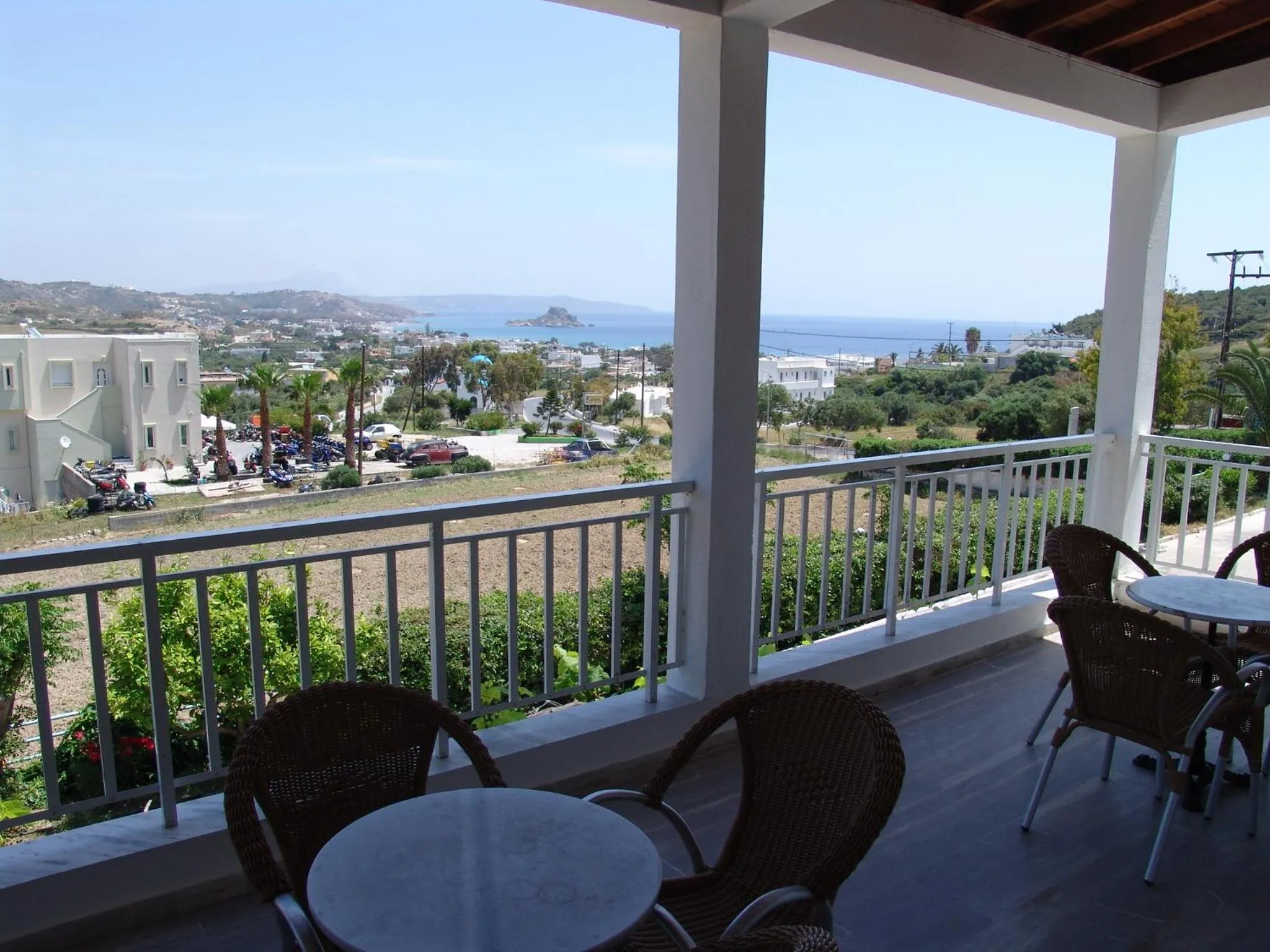 Patio in Hermes Hotel