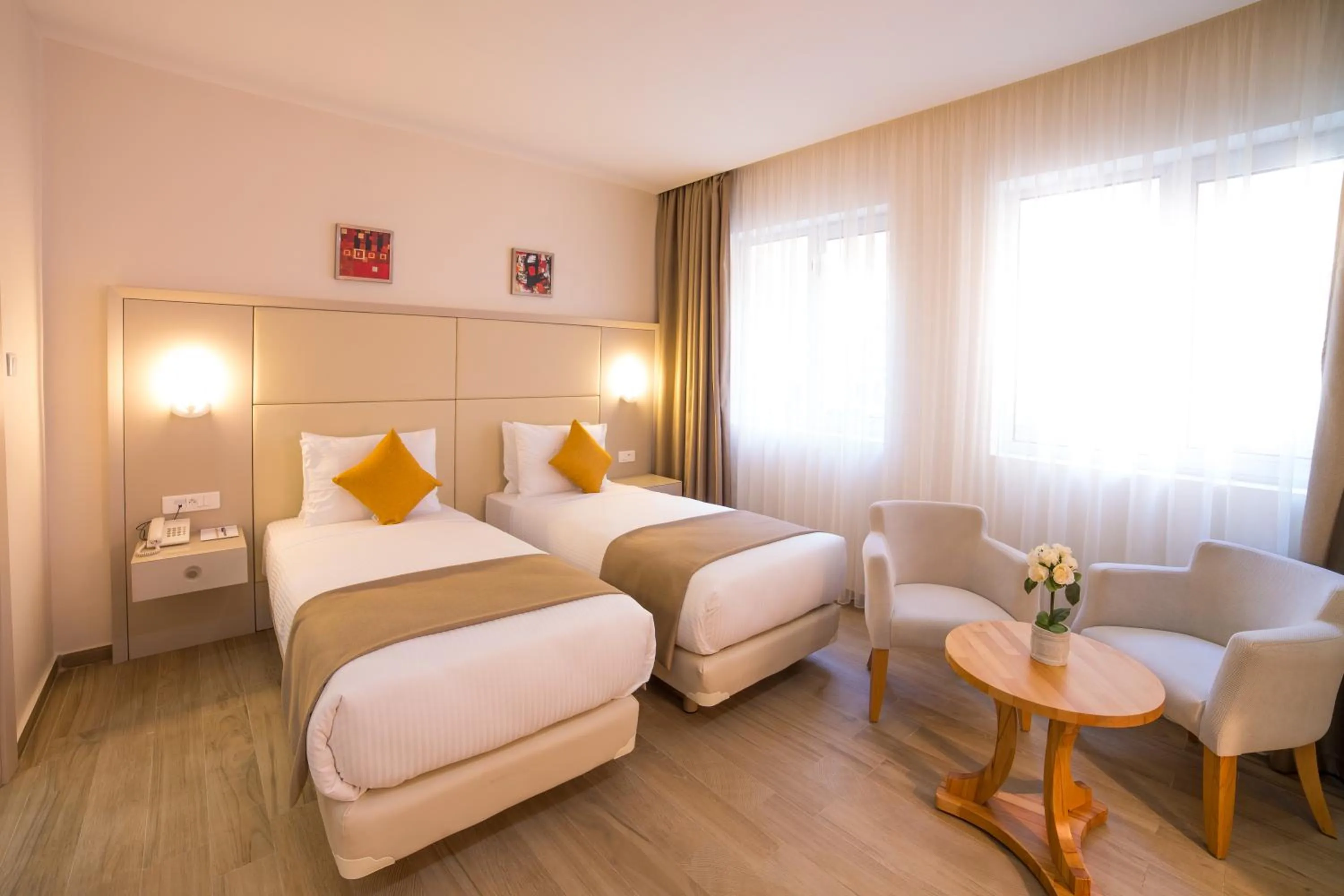 Bed in Hôtel Sidi Yahia