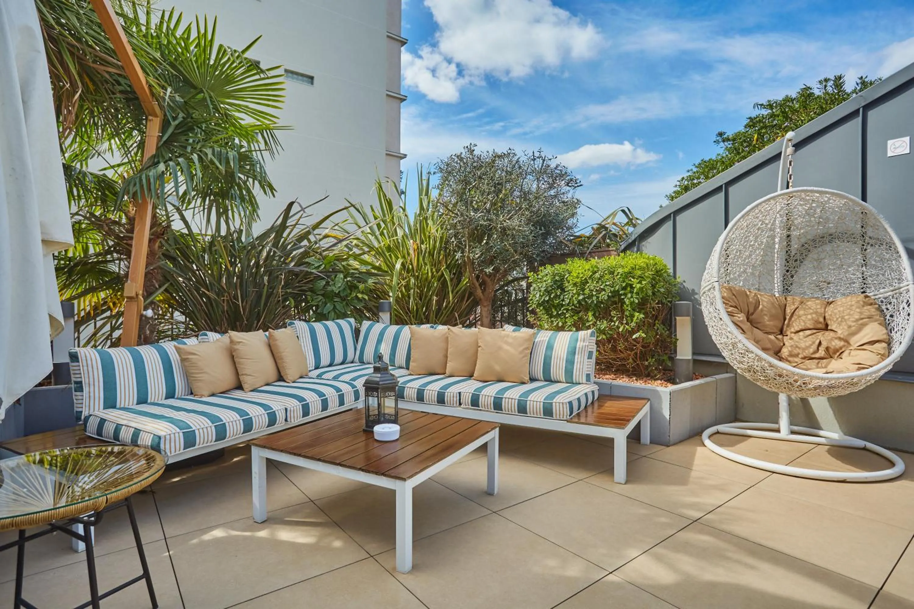 Patio in Jardins de Mademoiselle Hôtel & Spa