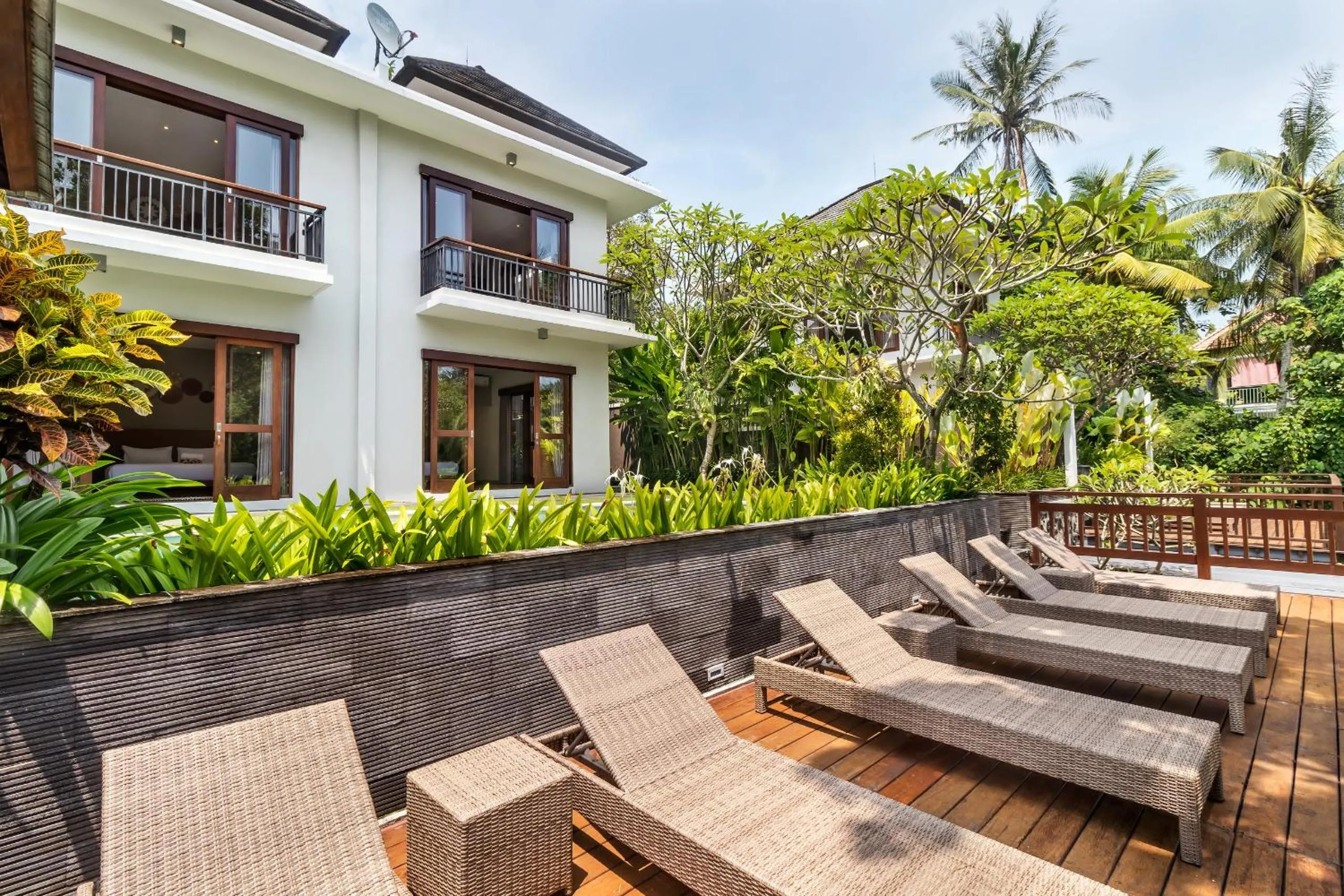 Seating area in Annupuri Villas Bali