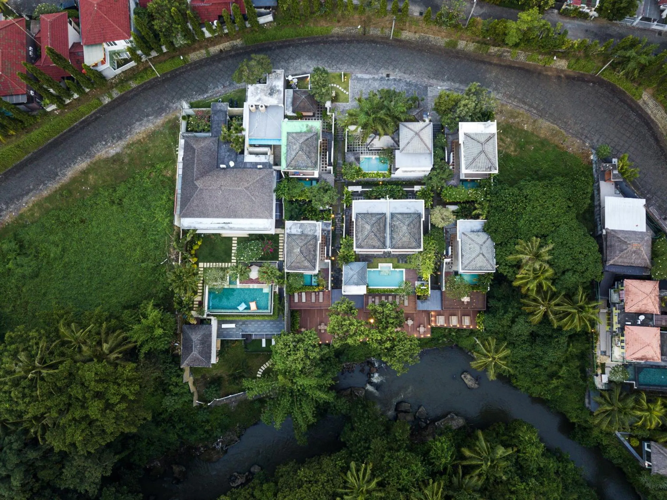 Bird's eye view in Annupuri Villas Bali