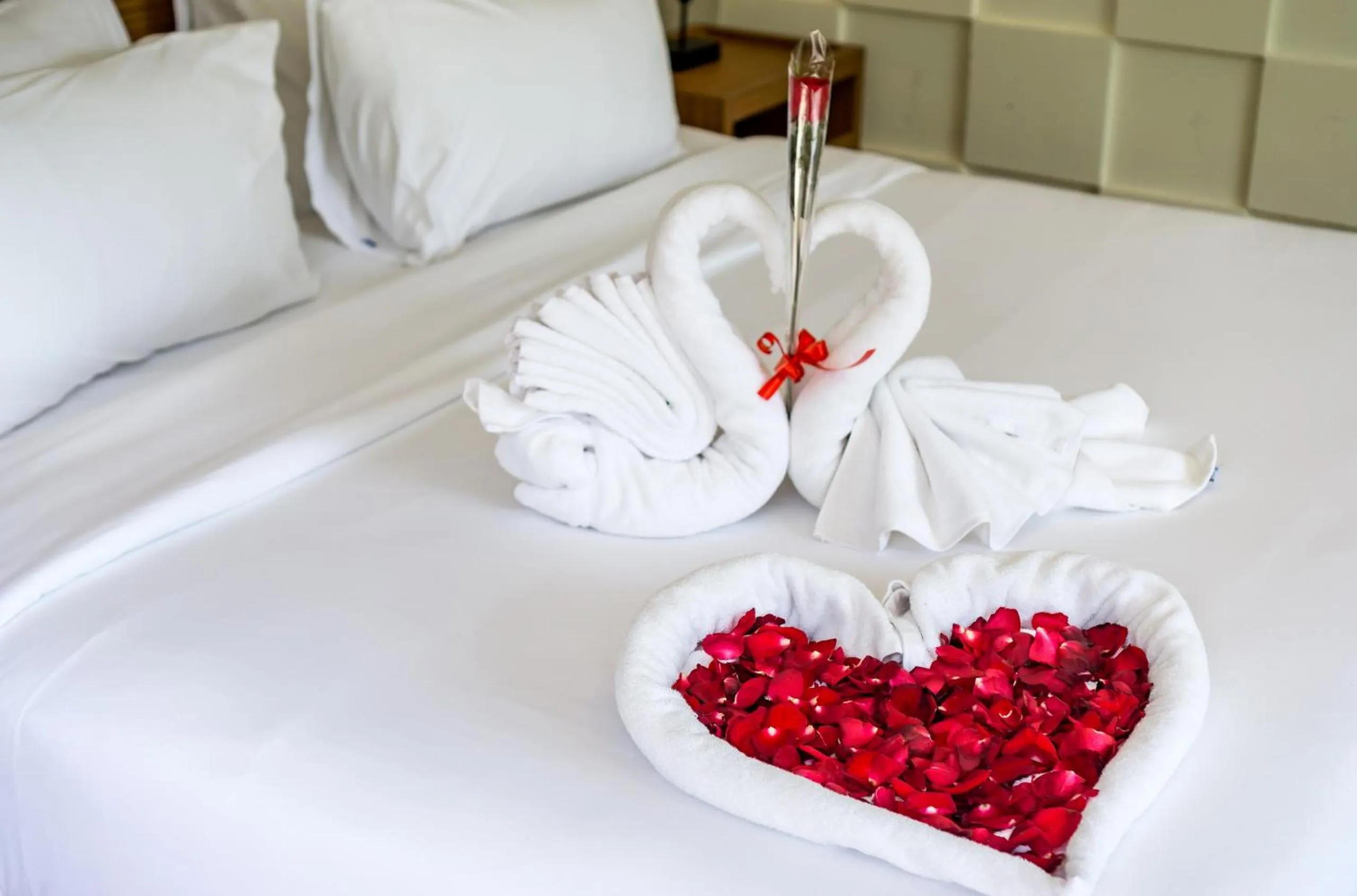 Bed in Annupuri Villas Bali