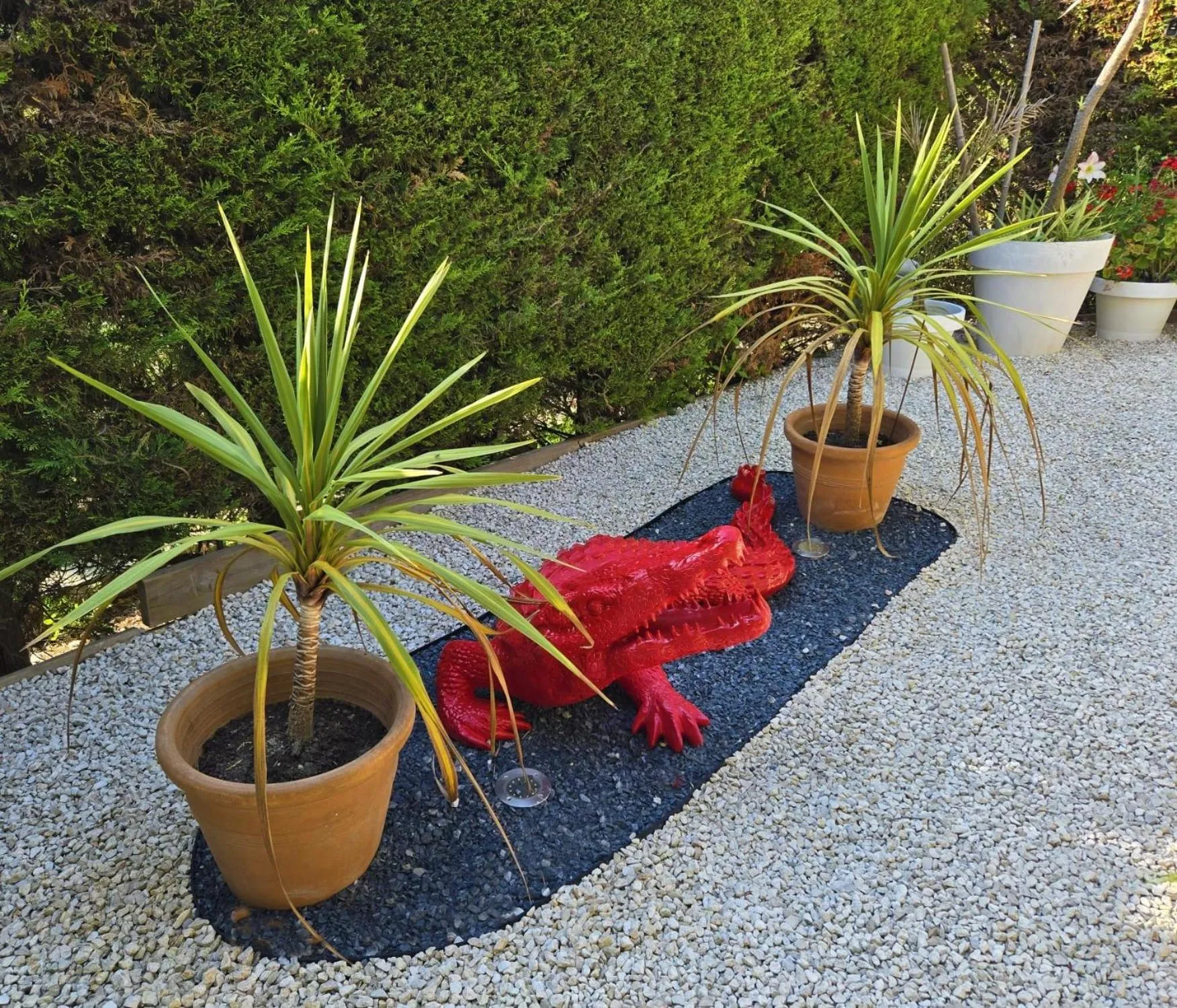 Garden in Le Nid Bleu