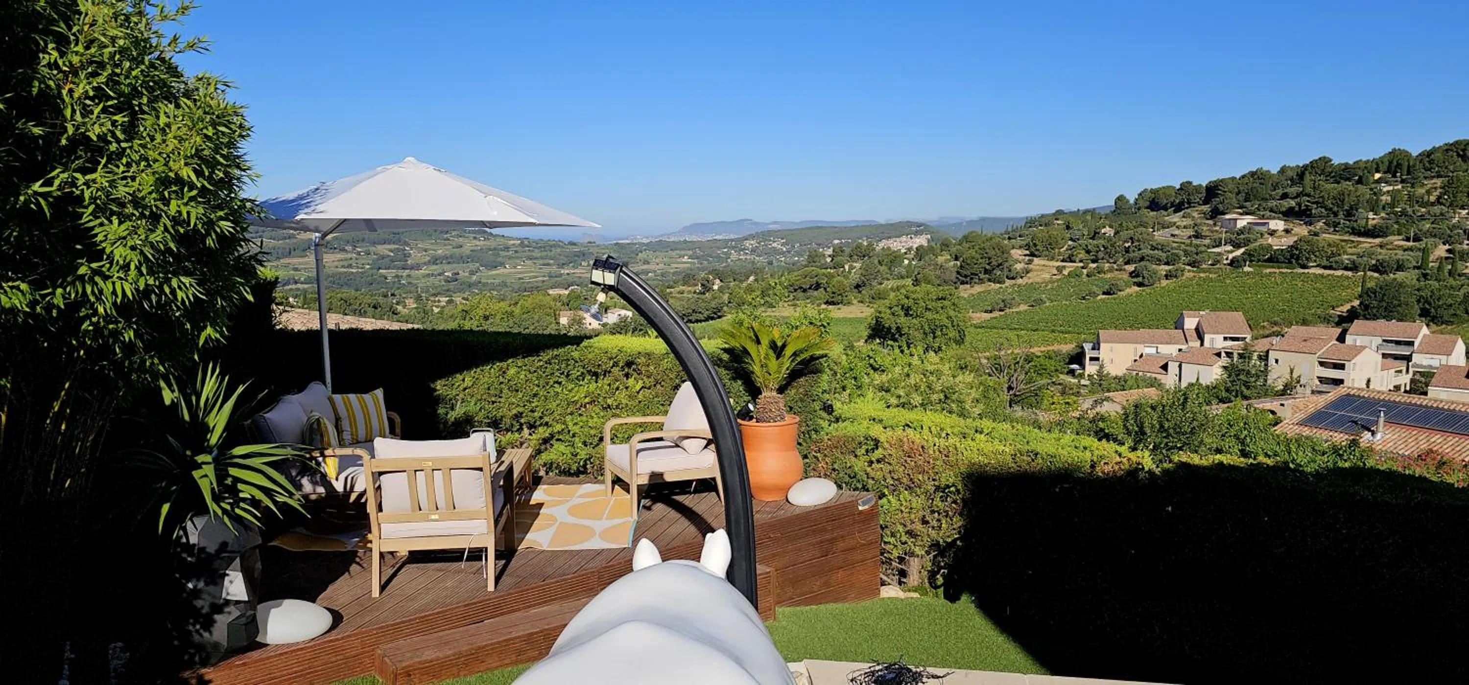 Natural landscape in Le Nid Bleu