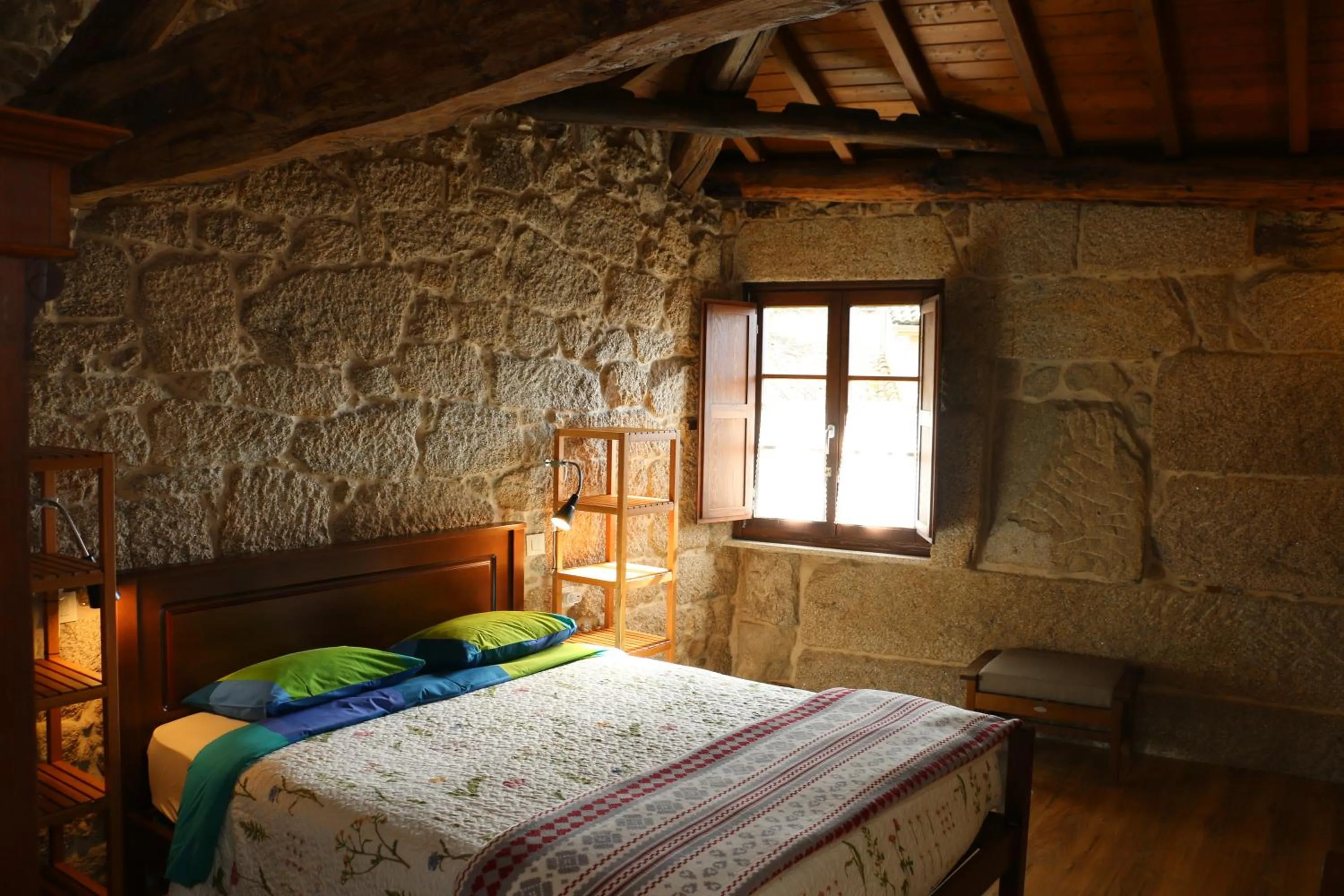 Bed in Pazo de Chaioso Ribeira Sacra