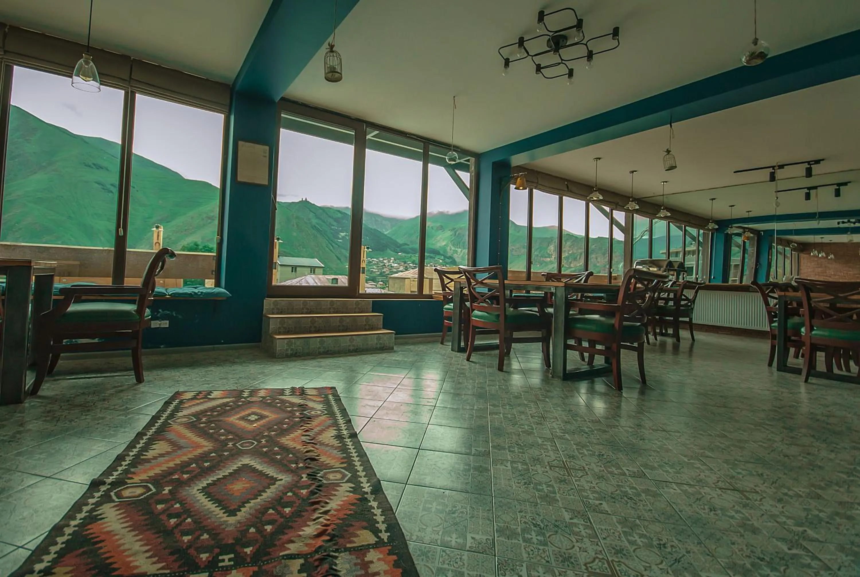 Lounge or bar in Chemodann Kazbegi