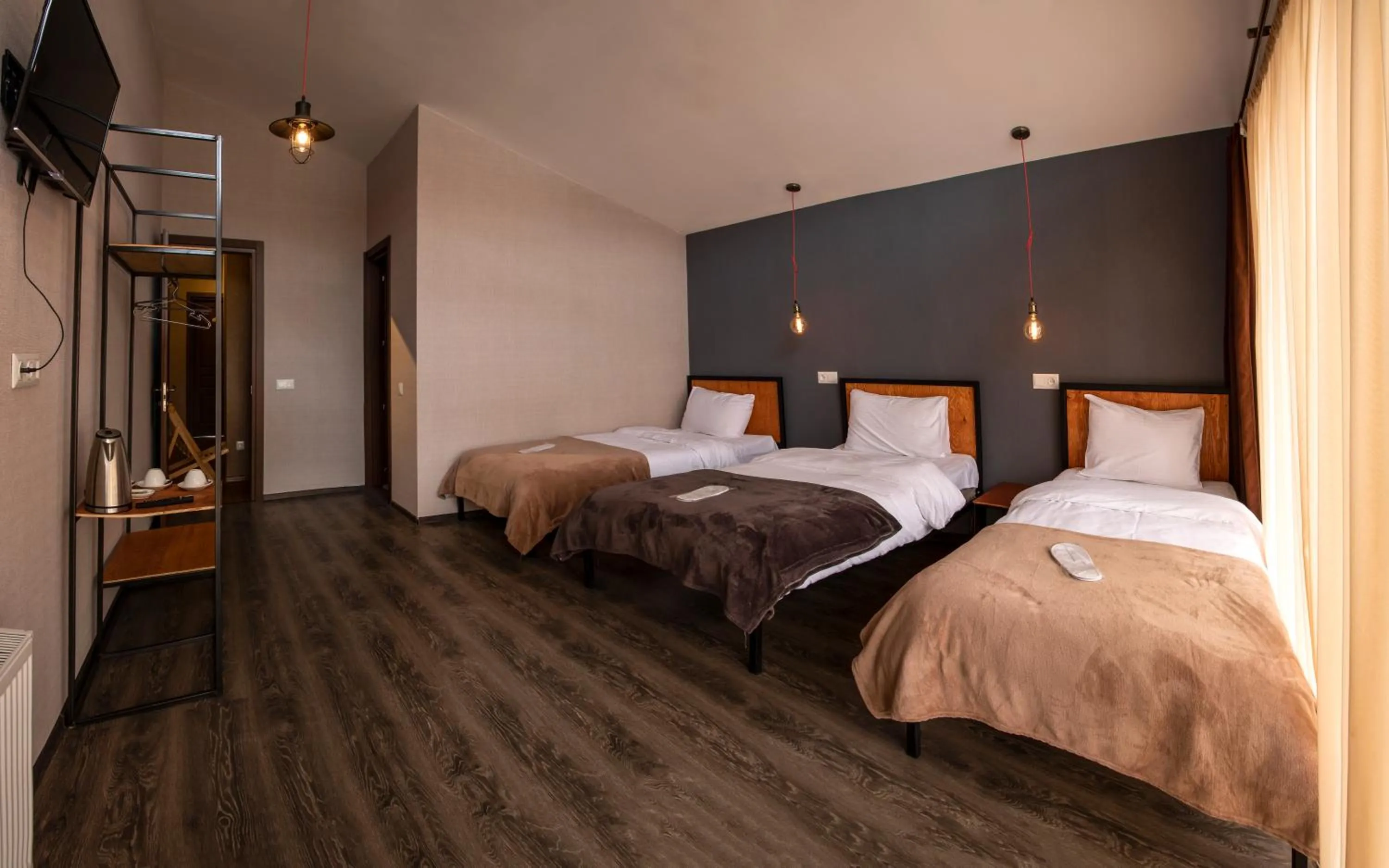 Bed in Chemodann Kazbegi