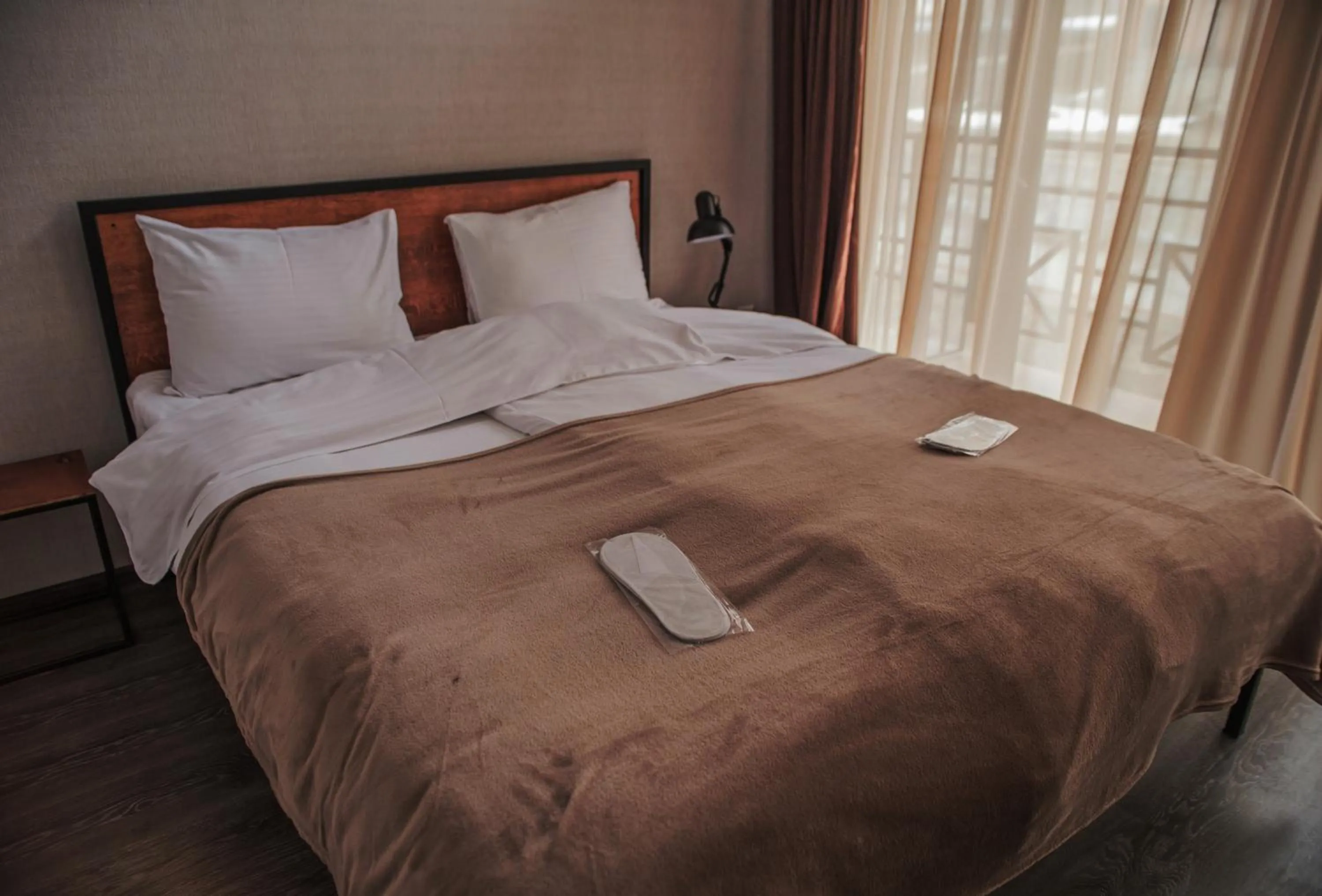 Bed in Chemodann Kazbegi