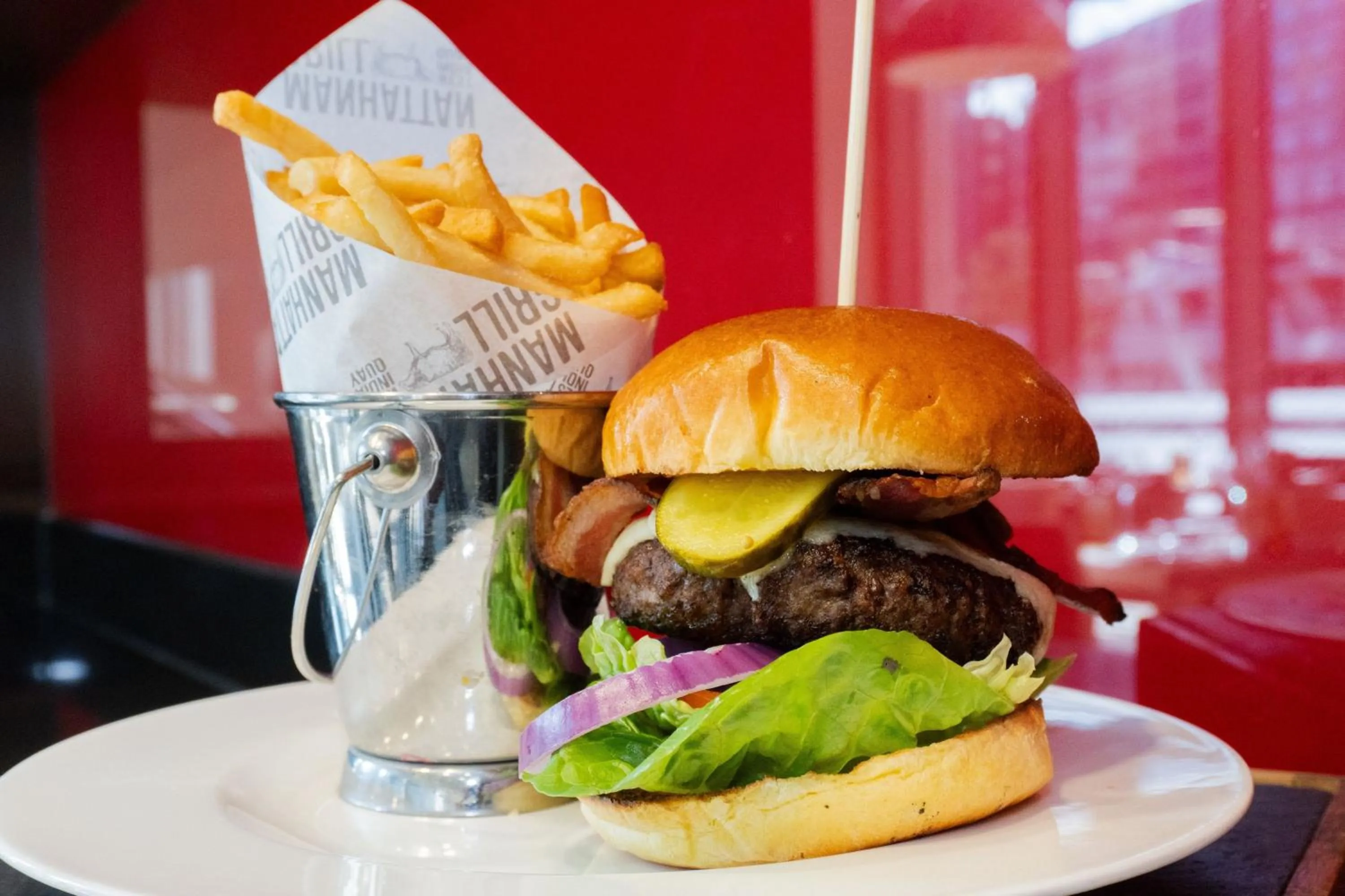 Restaurant/places to eat in London Marriott Hotel Canary Wharf