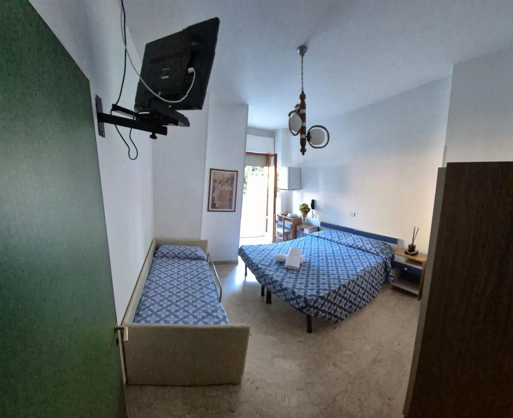 Bed in Hotel President