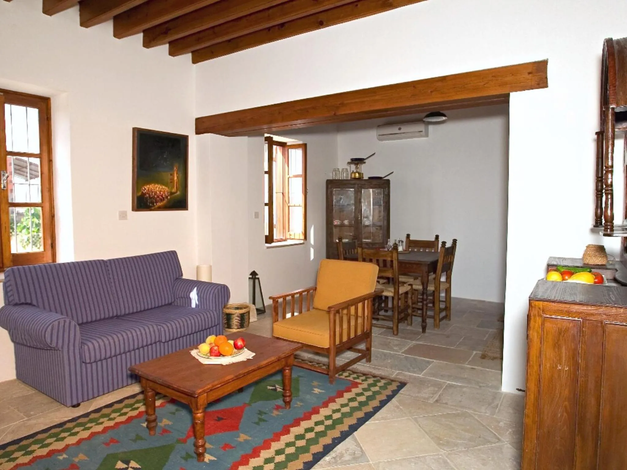 Seating area in Porfyrios Country House