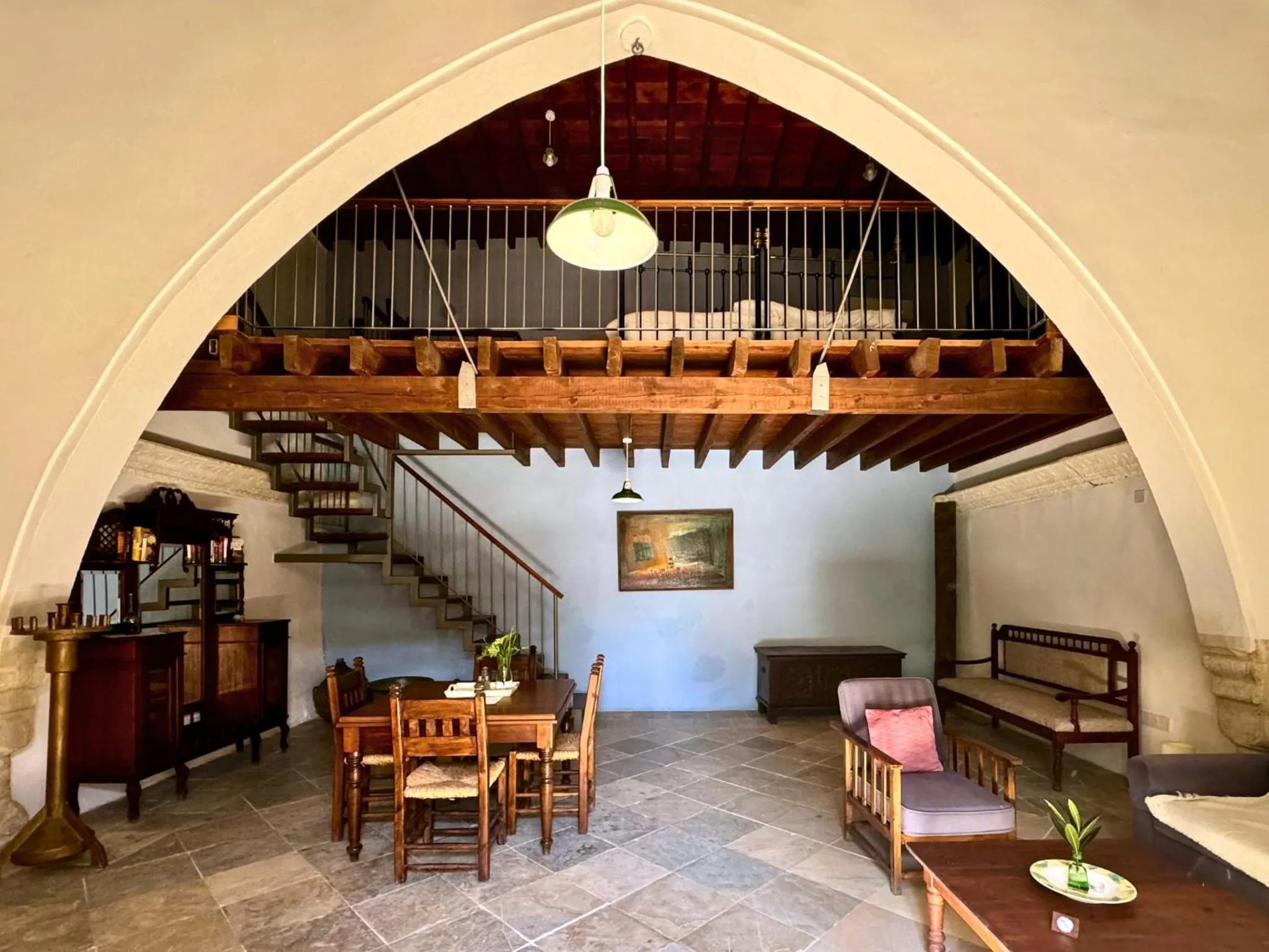 Living room in Porfyrios Country House
