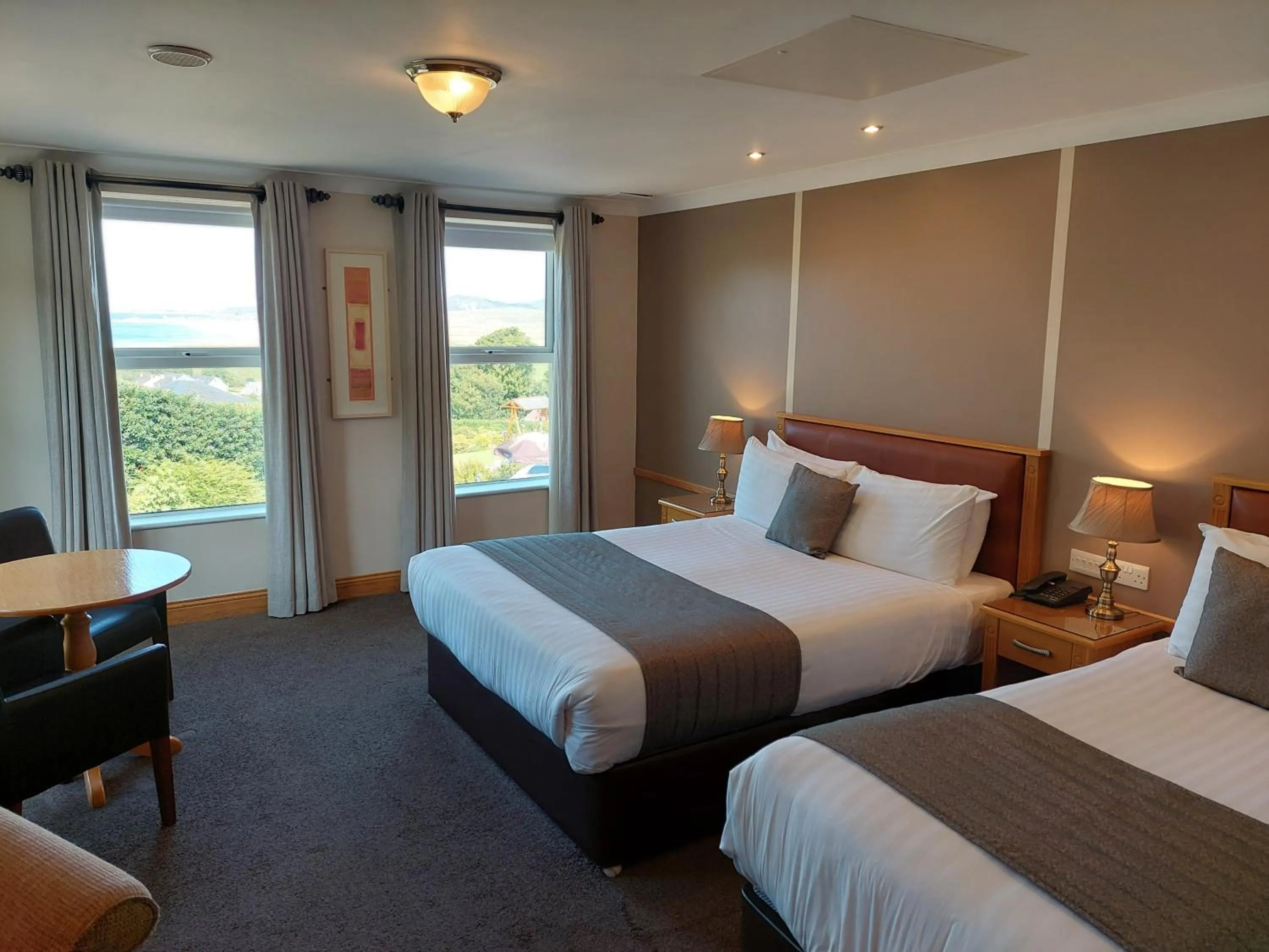 Bed in The Ballyliffin Lodge and Spa