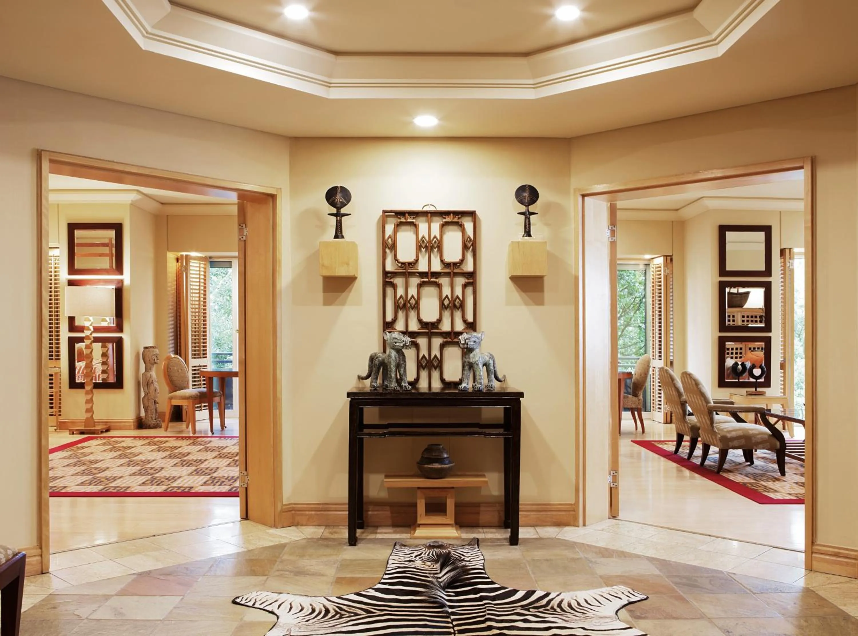 Living room in Saxon Hotel, Villas & Spa