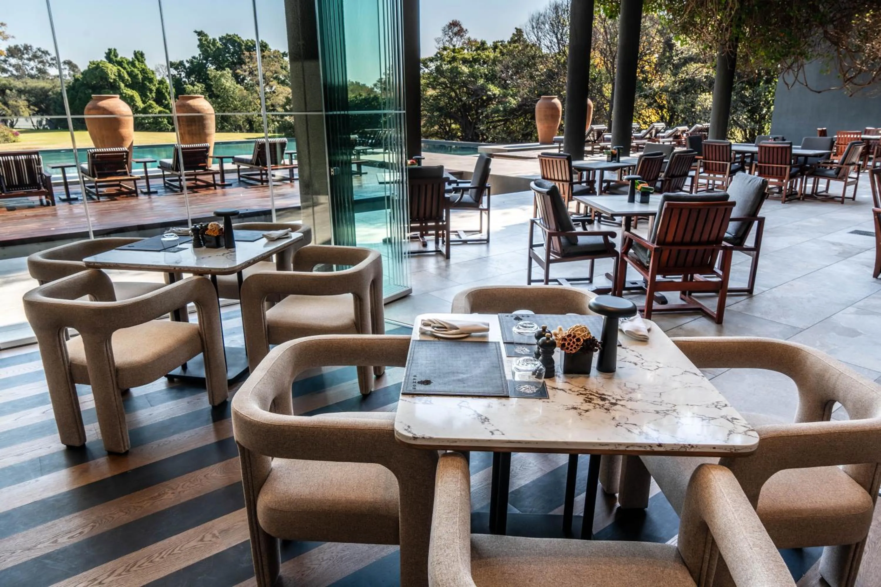 Restaurant/places to eat in Saxon Hotel, Villas & Spa