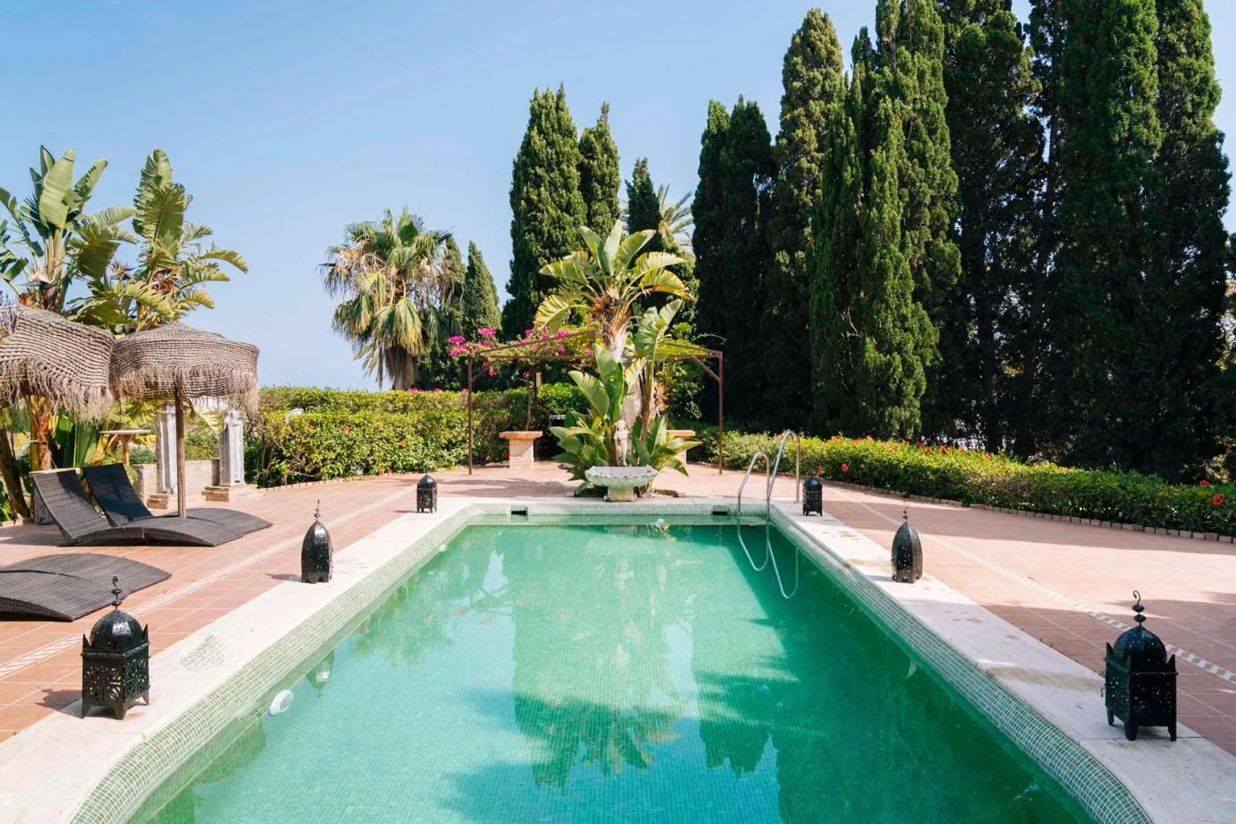Swimming pool in Casa de los Bates