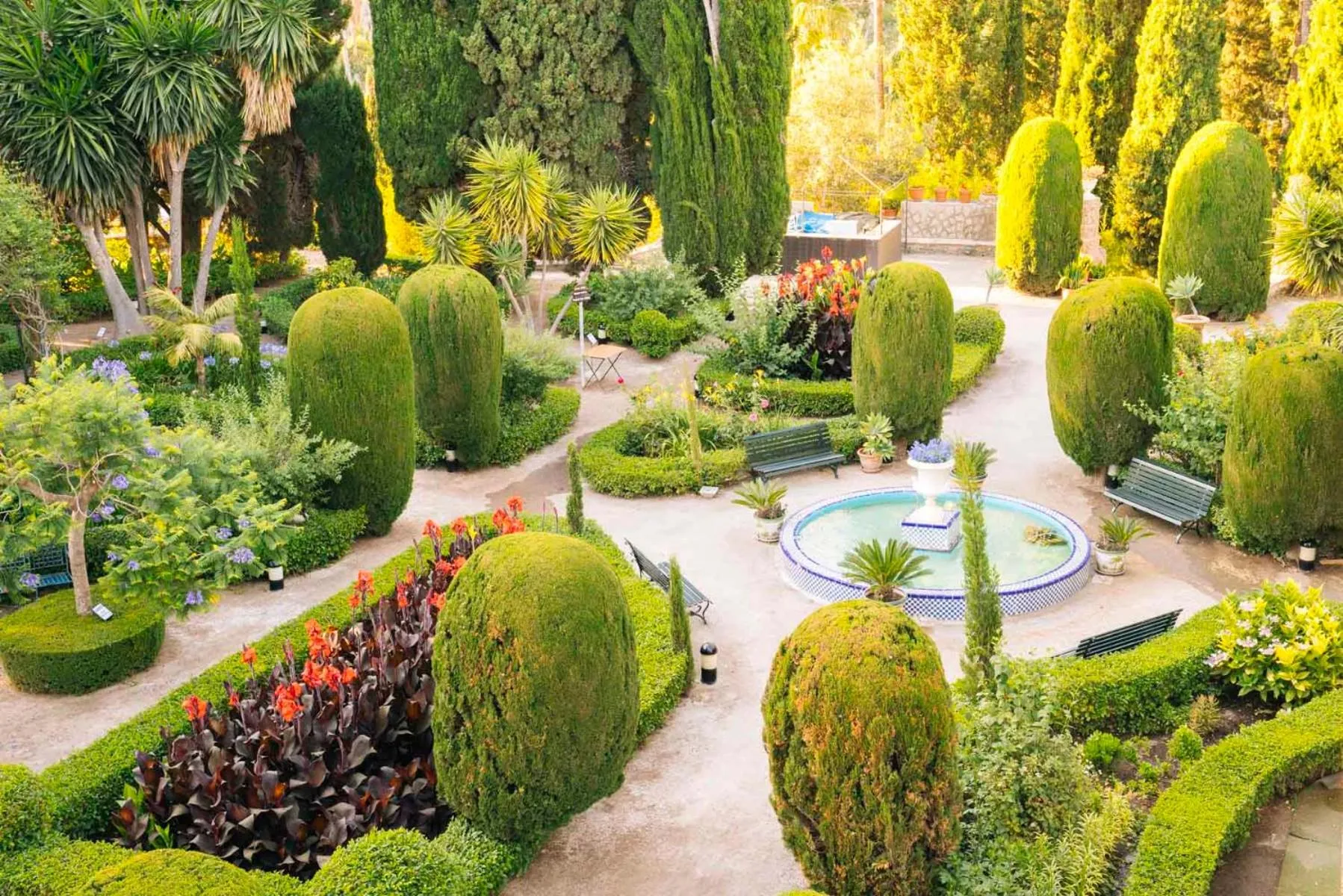 Bird's eye view in Casa de los Bates