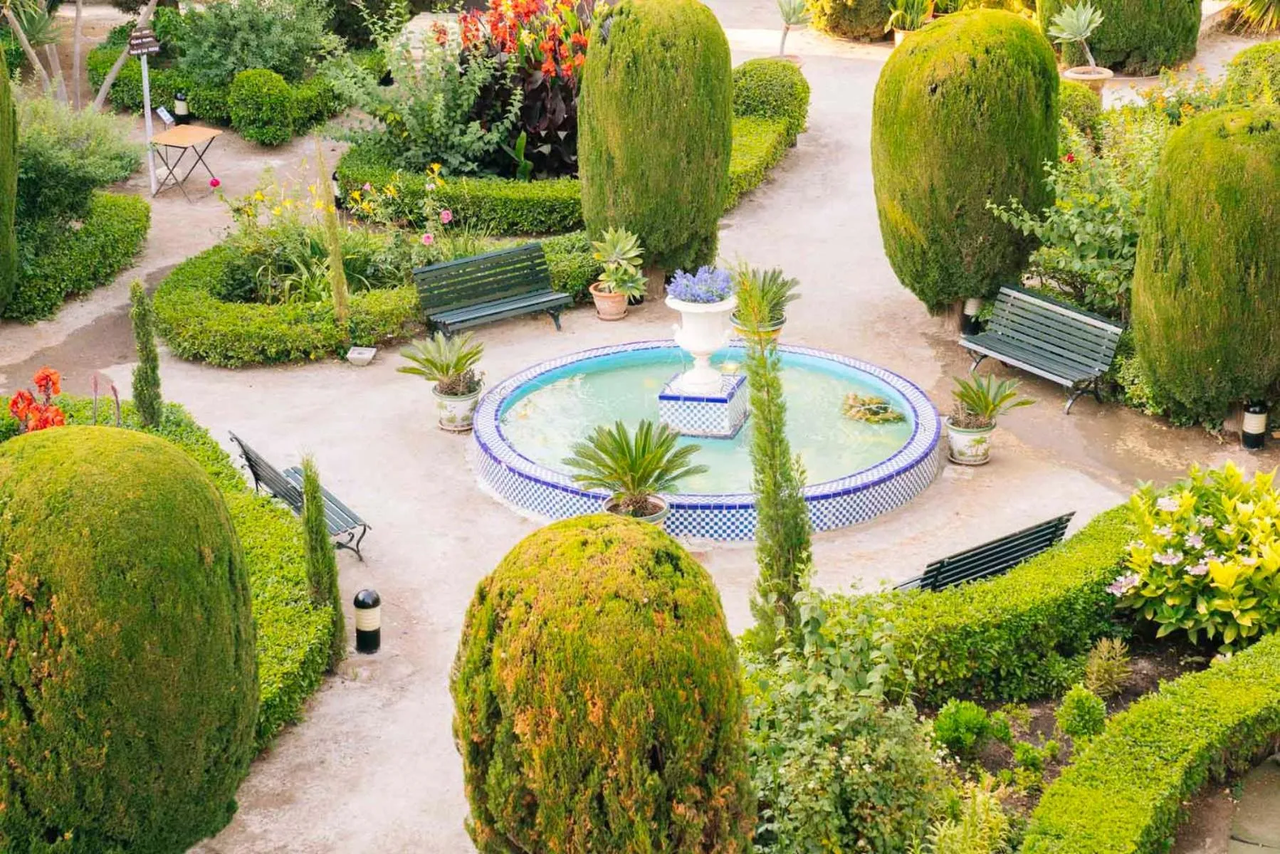 Garden in Casa de los Bates