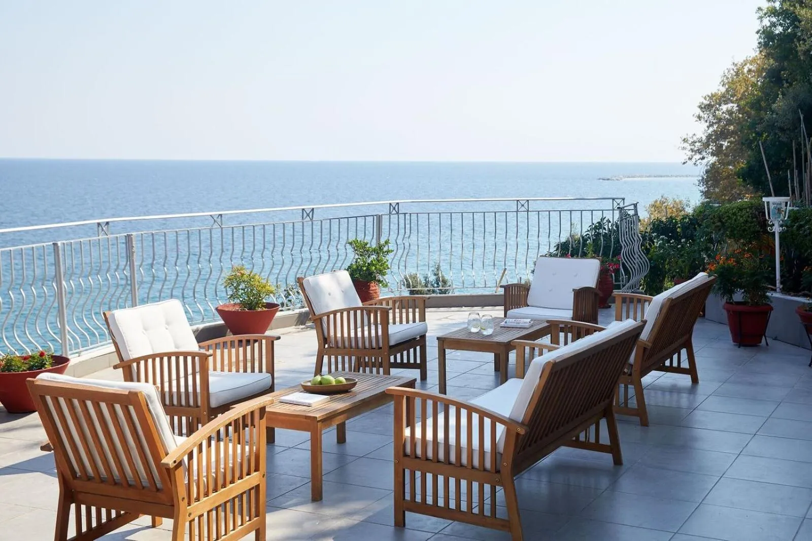 Balcony/Terrace in Hotel Alkyonis